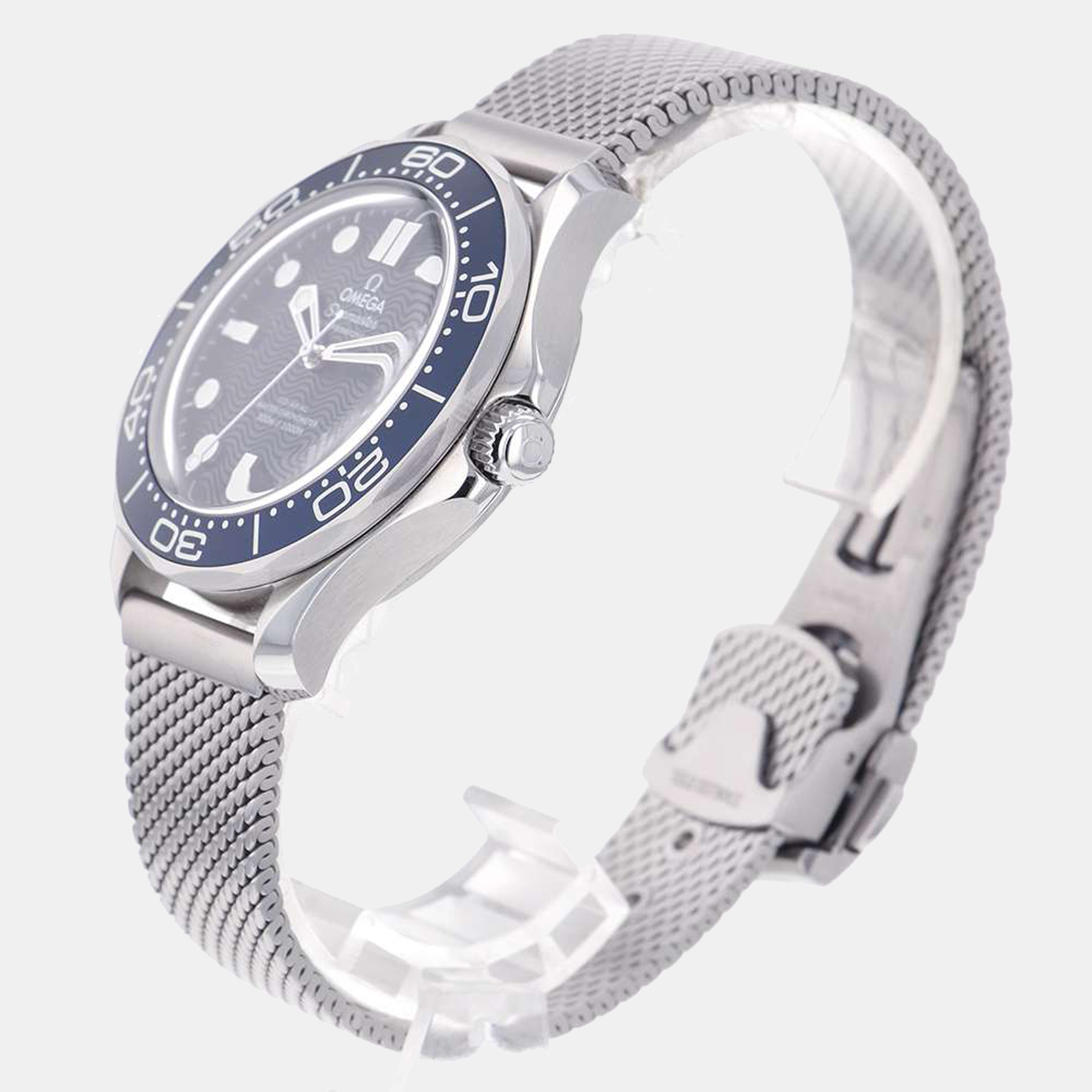 

Omega Blue Stainless Steel Seamaster Diver 210.30.42.20.03.002 Men's Wristwatch 42 mm