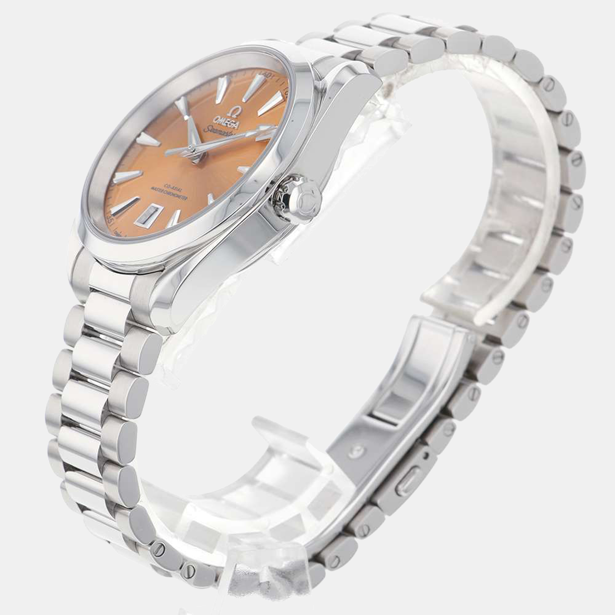 

Omega Orange Stainless Steel Seamaster Aqua Terra