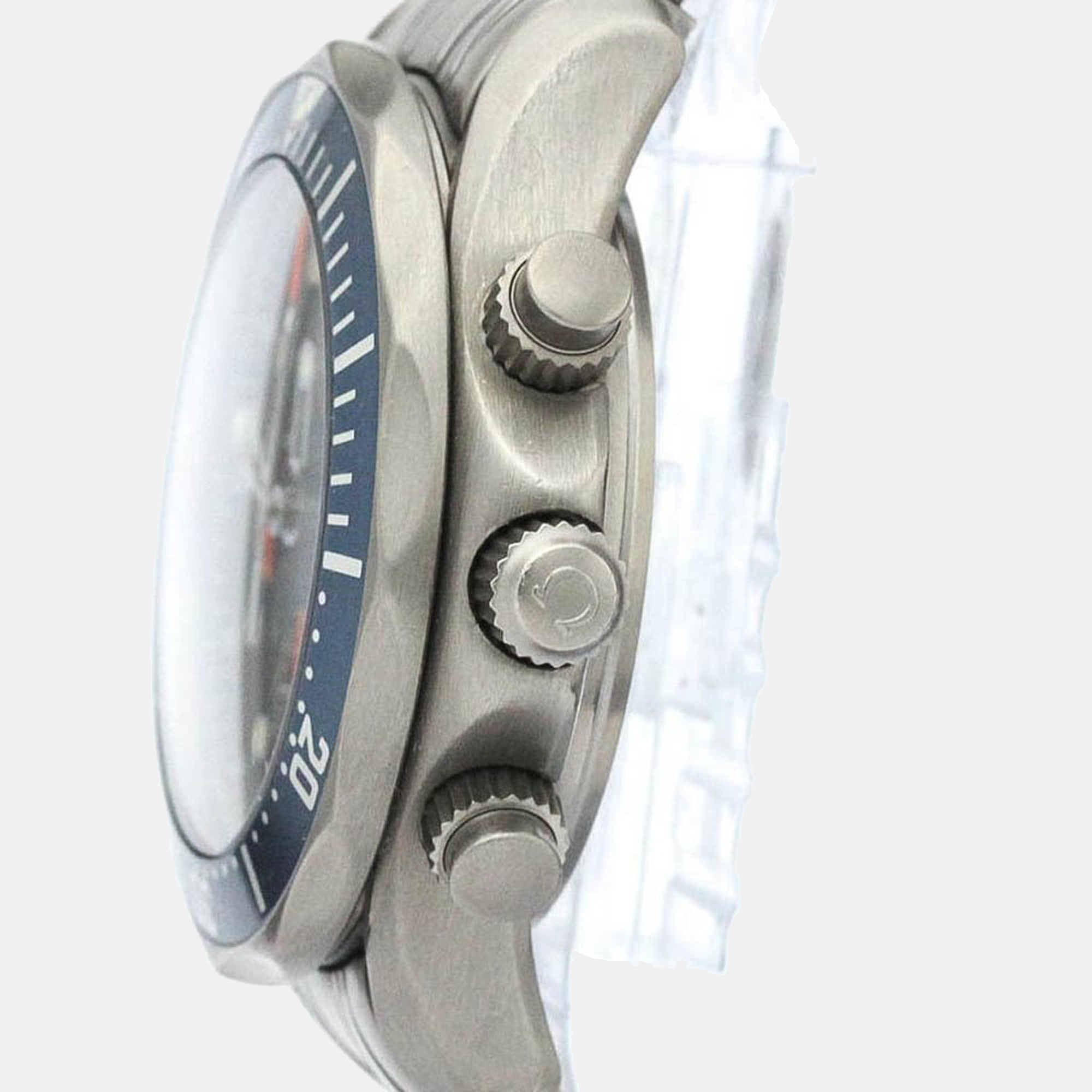 

Omega Blue Stainless Steel Seamaster 2298.80 Men's Wristwatch 42 mm