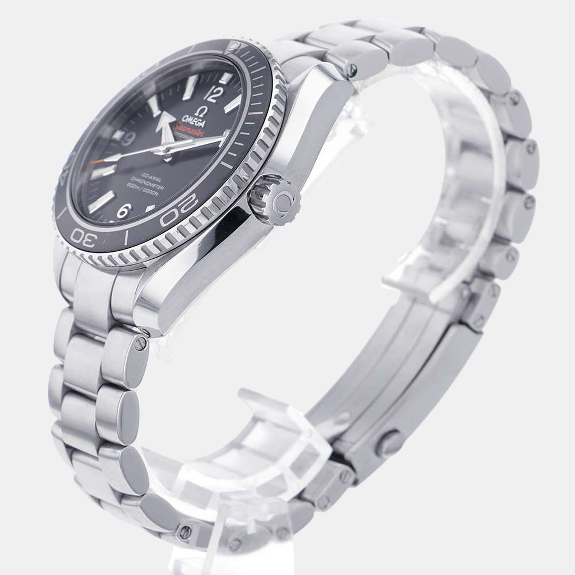 

Omega Black Stainless Steel Seamaster Planet Ocean 232.30.42.21.01.001 Men's Wristwatch 42 mm