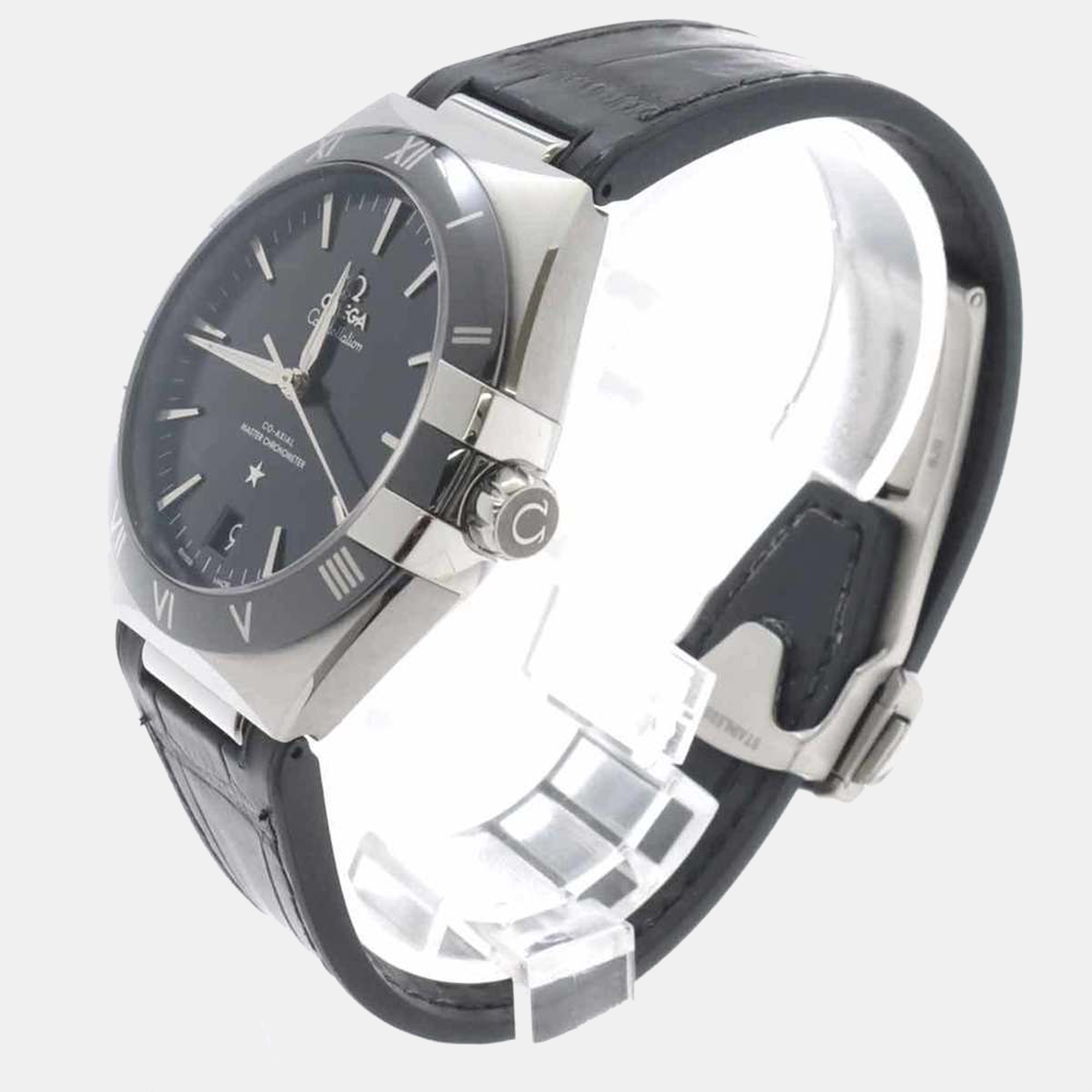 

Omega Black Stainless Steel Constellation 131.33.41.21.01.001 Men's Wristwatch 41 mm