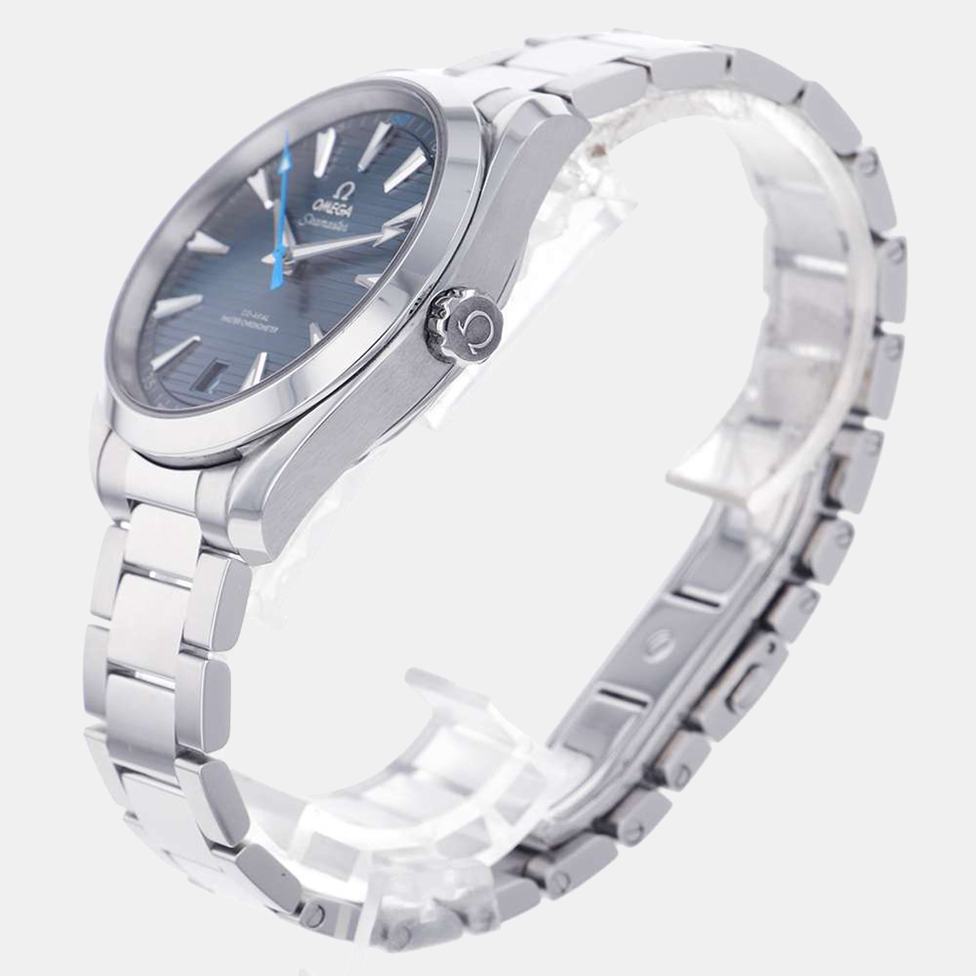 

Omega Blue Stainless Steel Seamaster Aqua Terra 220.10.41.21.03.002 Men's Wristwatch 41 mm