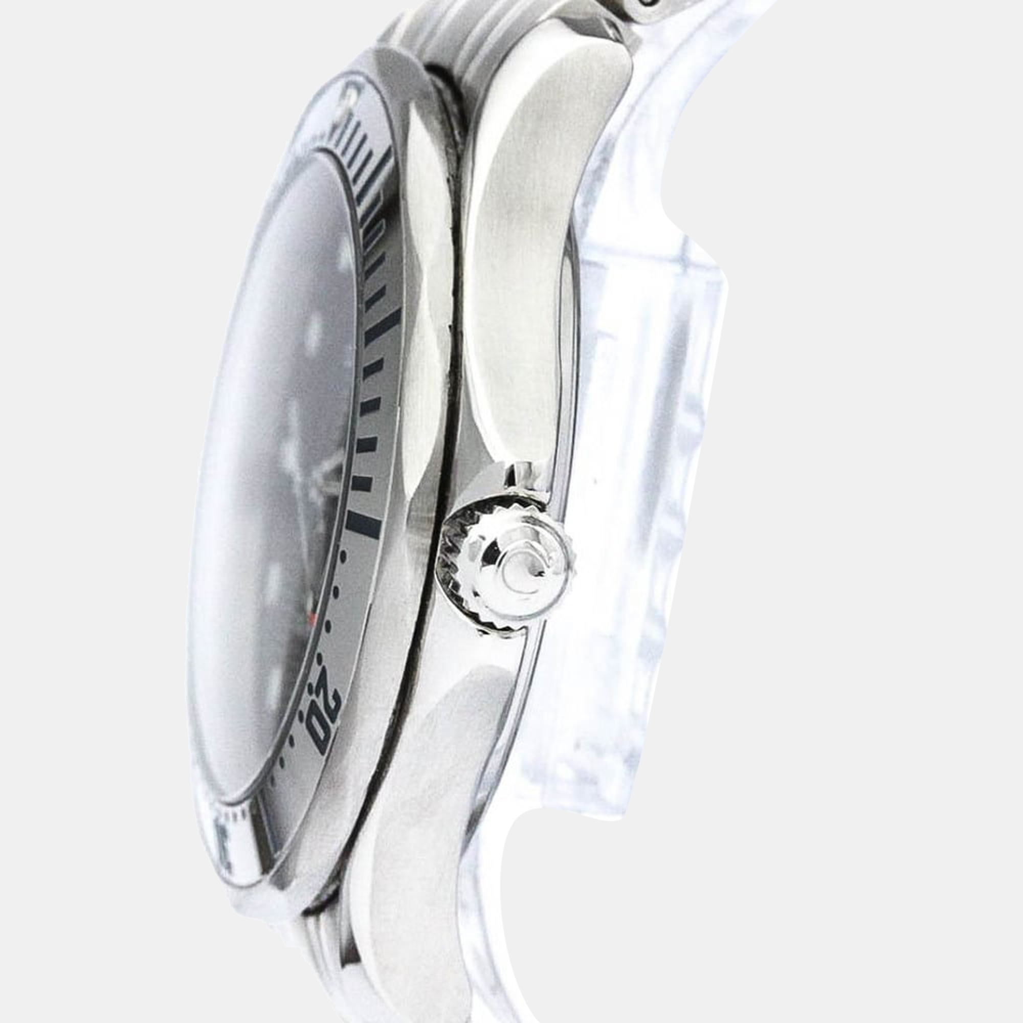 

Omega Blue Stainless Steel Seamaster 2542.8 Quartz Men's Wristwatch