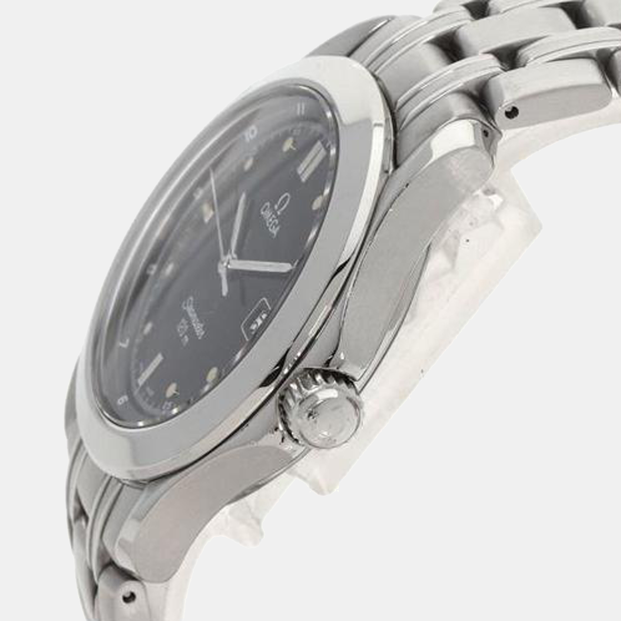 

Omega Black Stainless Steel Seamaster 2511.50 Quartz Men's Wristwatch