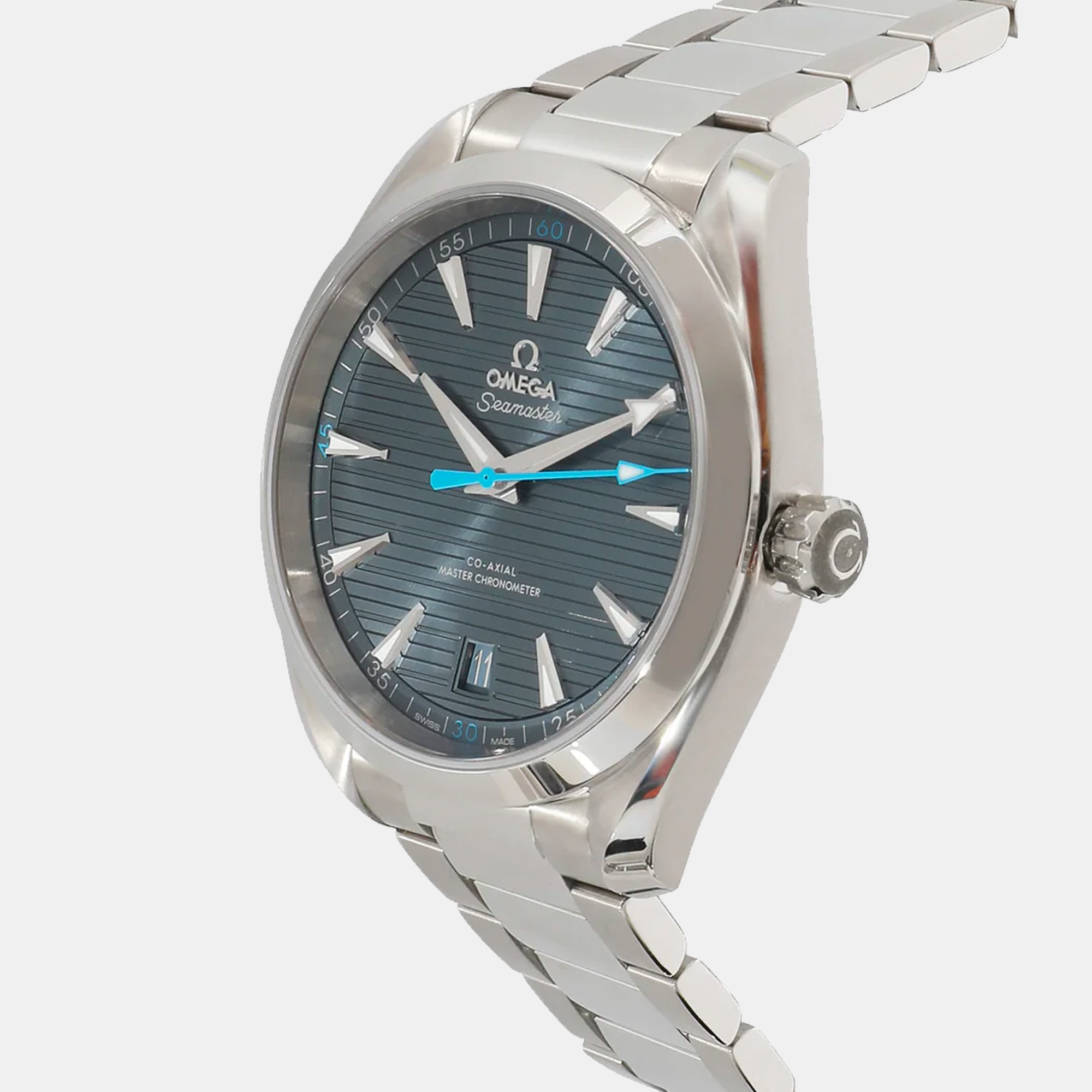 

Omega Blue Stainless Steel Seamaster Aqua Terra 220.10.41.21.03.002 Automatic Men's Wristwatch 41 mm