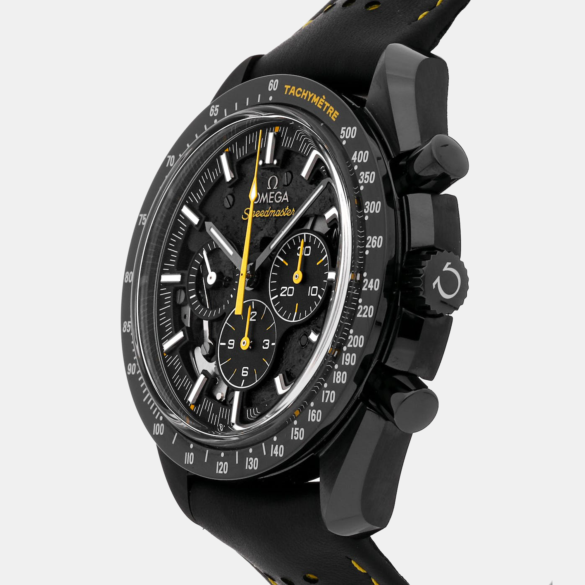 

Omega Black Ceramic Speedmaster Moonwatch 311.92.44.30.01.001 Manual Winding Men's Wristwatch 44.25 mm
