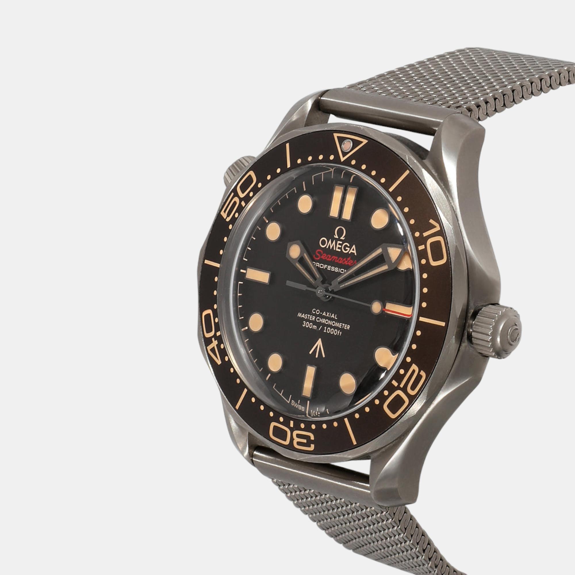 

Omega Brown Titanium Seamaster 210.90.42.20.01.001 Automatic Men's Wristwatch 42 mm