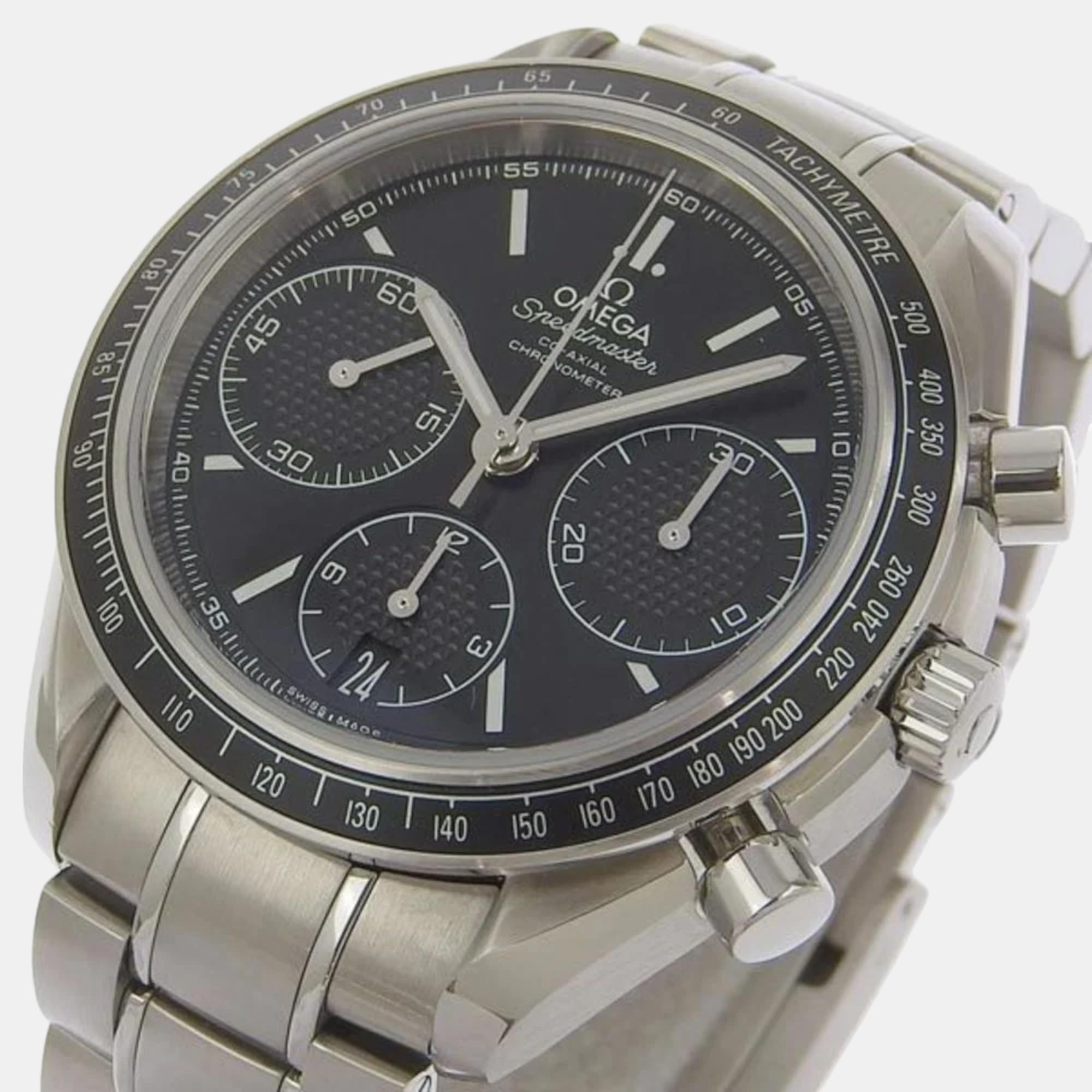 

Omega Black Stainless Steel Speedmaster 326.30.40.50.01.001 Automatic Men's Wristwatch 39 mm