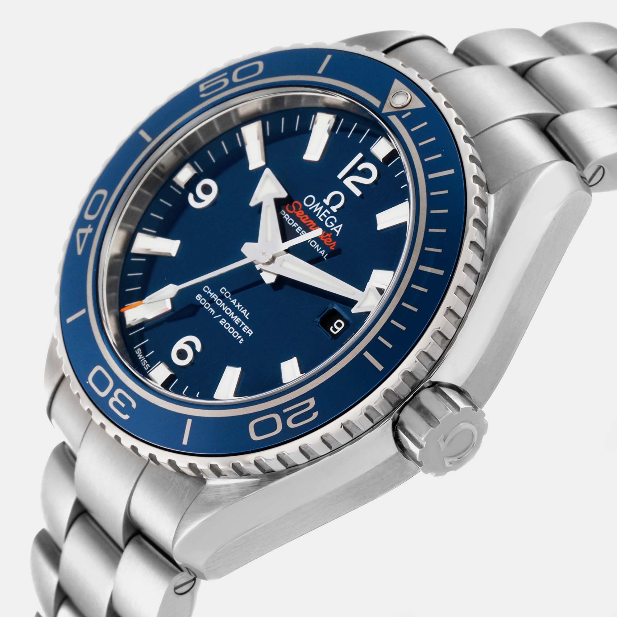 

Omega Blue Titanium Seamaster Planet Ocean 232.90.38.20.03.001 Automatic Men's Wristwatch 37.5 mm