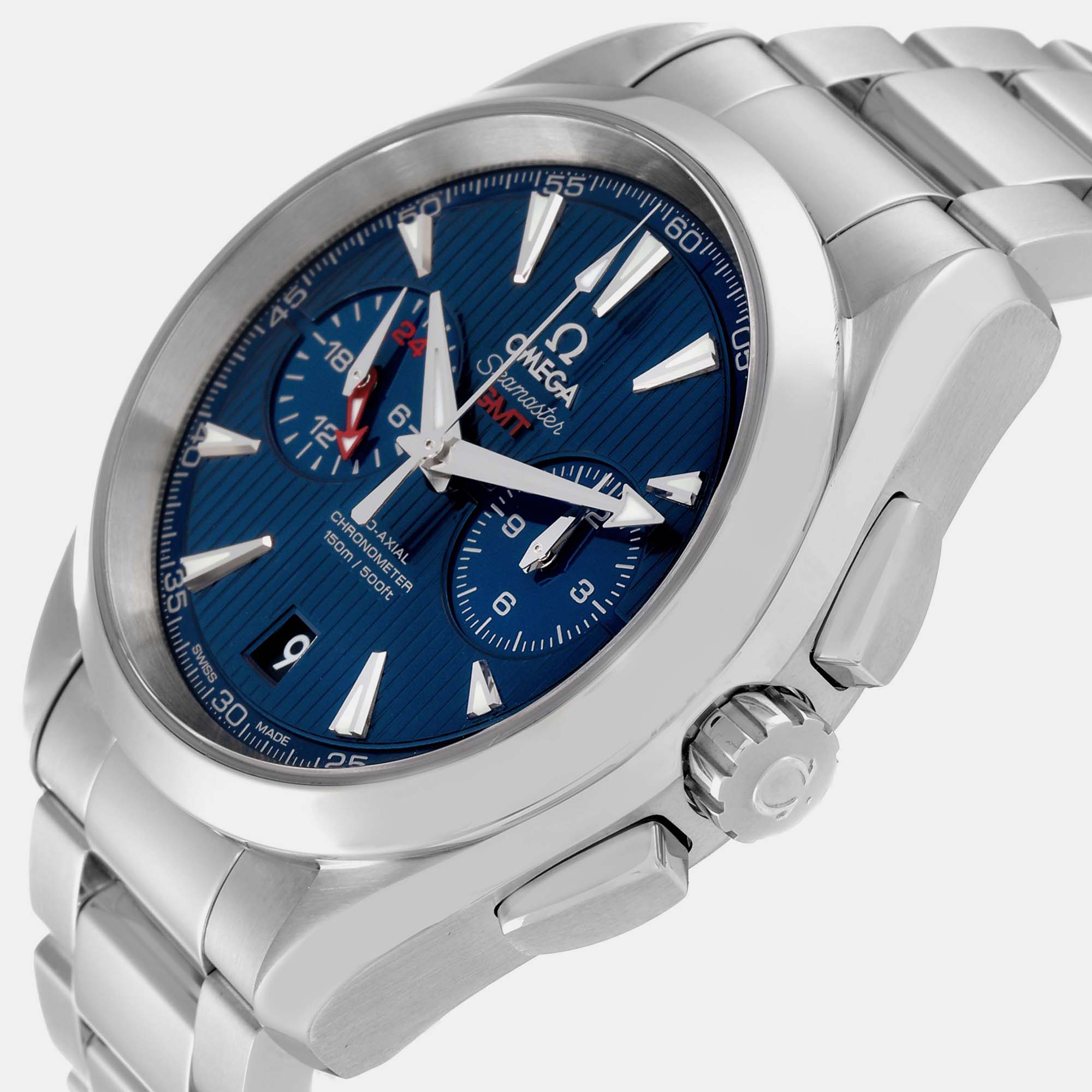 

Omega Blue Stainless Steel Seamaster Aqua Terra 231.10.43.52.03.001 Automatic Men's Wristwatch 43 mm