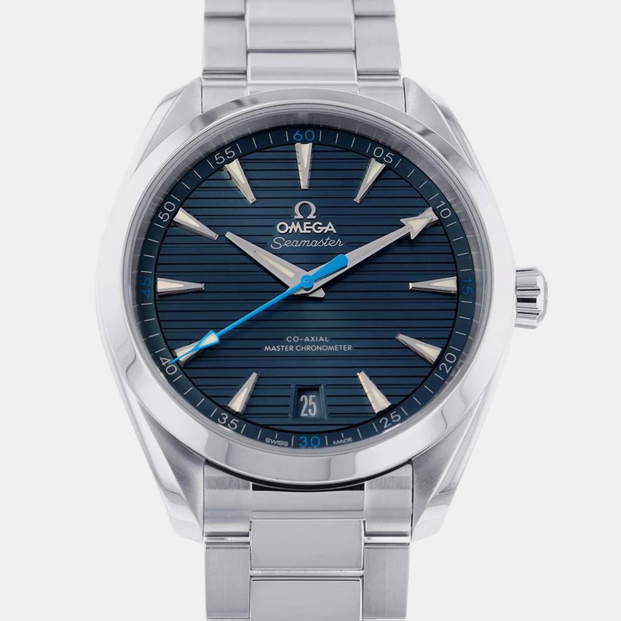 

Omega Blue Stainless Steel Seamaster Aqua Terra 220.10.41.21.03.002 Automatic Men's Wristwatch 41 mm