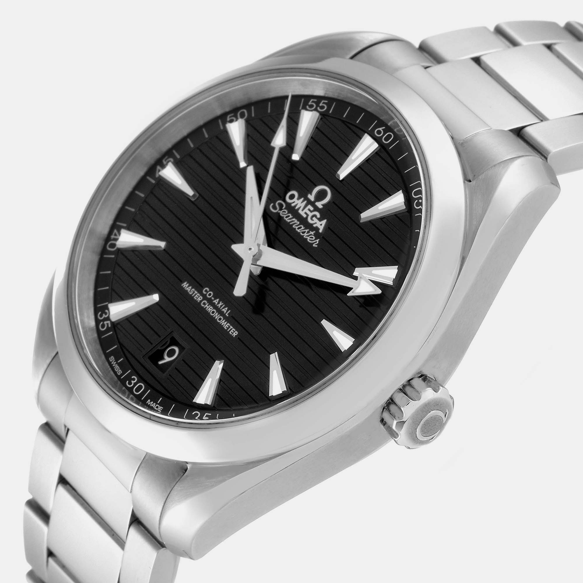 

Omega Black Stainless Steel Seamaster Aqua Terra 220.10.41.21.01.001 Automatic Men's Wristwatch 41 mm