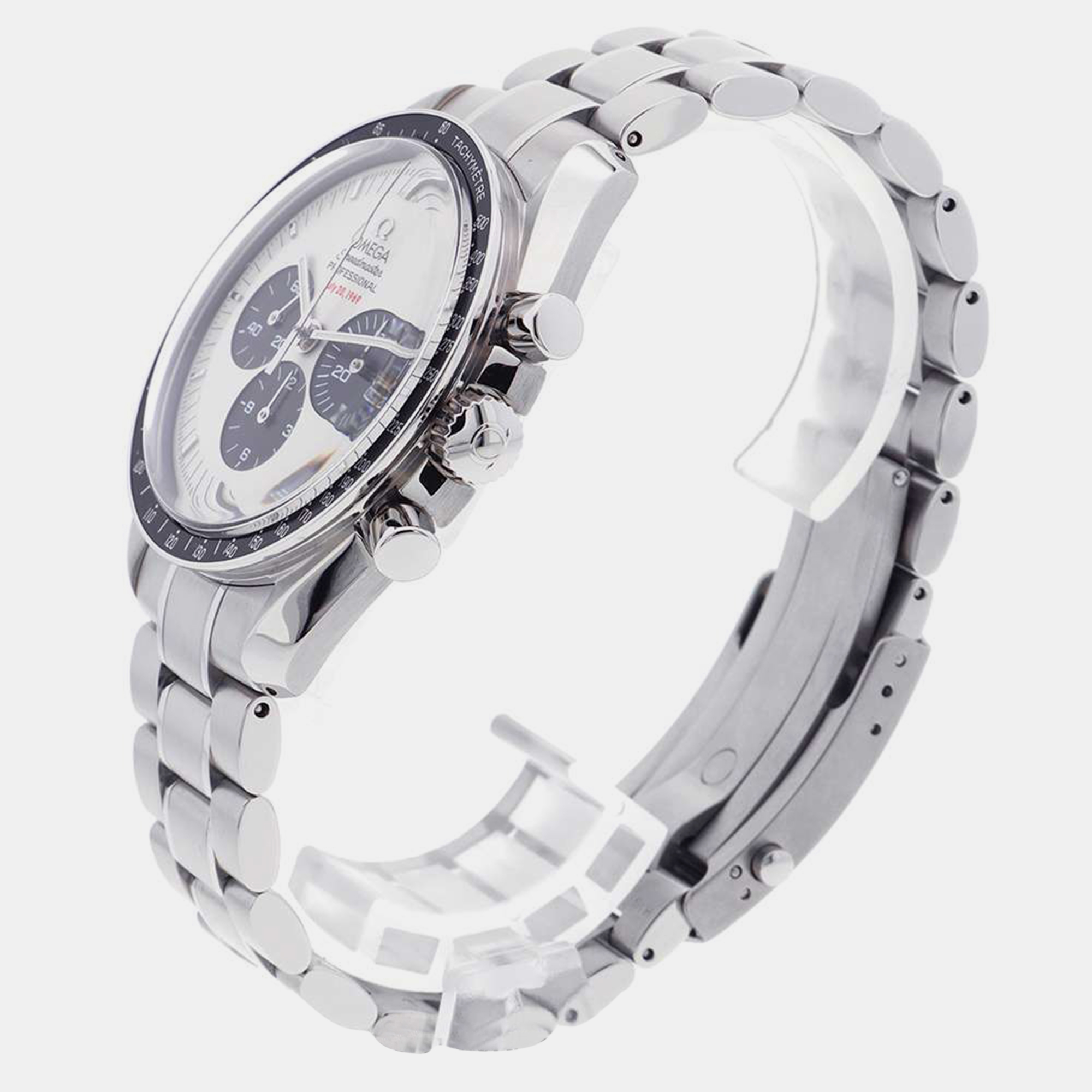 

Omega Silver Stainless Steel Speedmaster 3569.31 Manual Winding Men's Wristwatch 42 mm