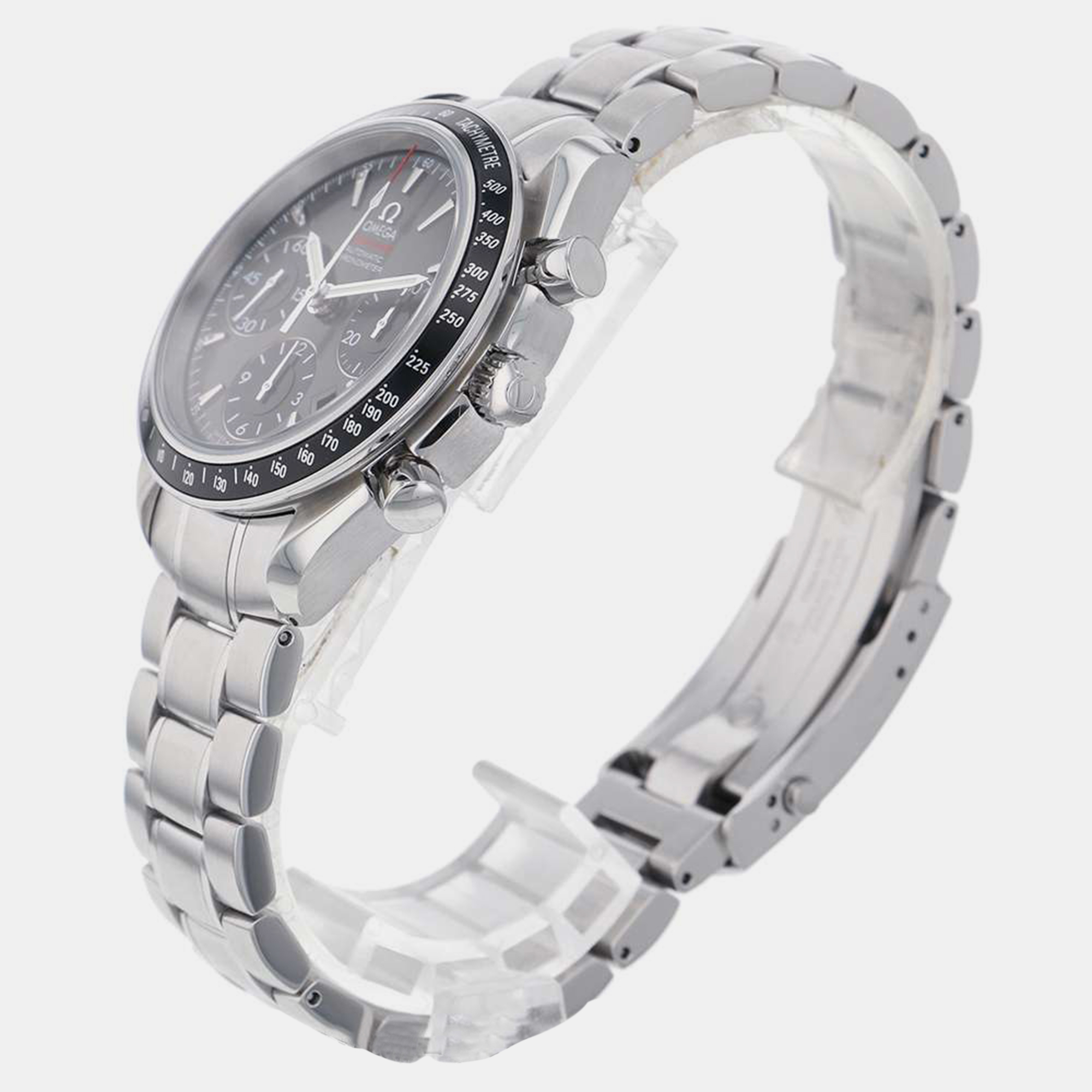 

Omega Grey Stainless Steel Speedmaster 323.30.40.40.06.001 Automatic Men's Wristwatch 40 mm