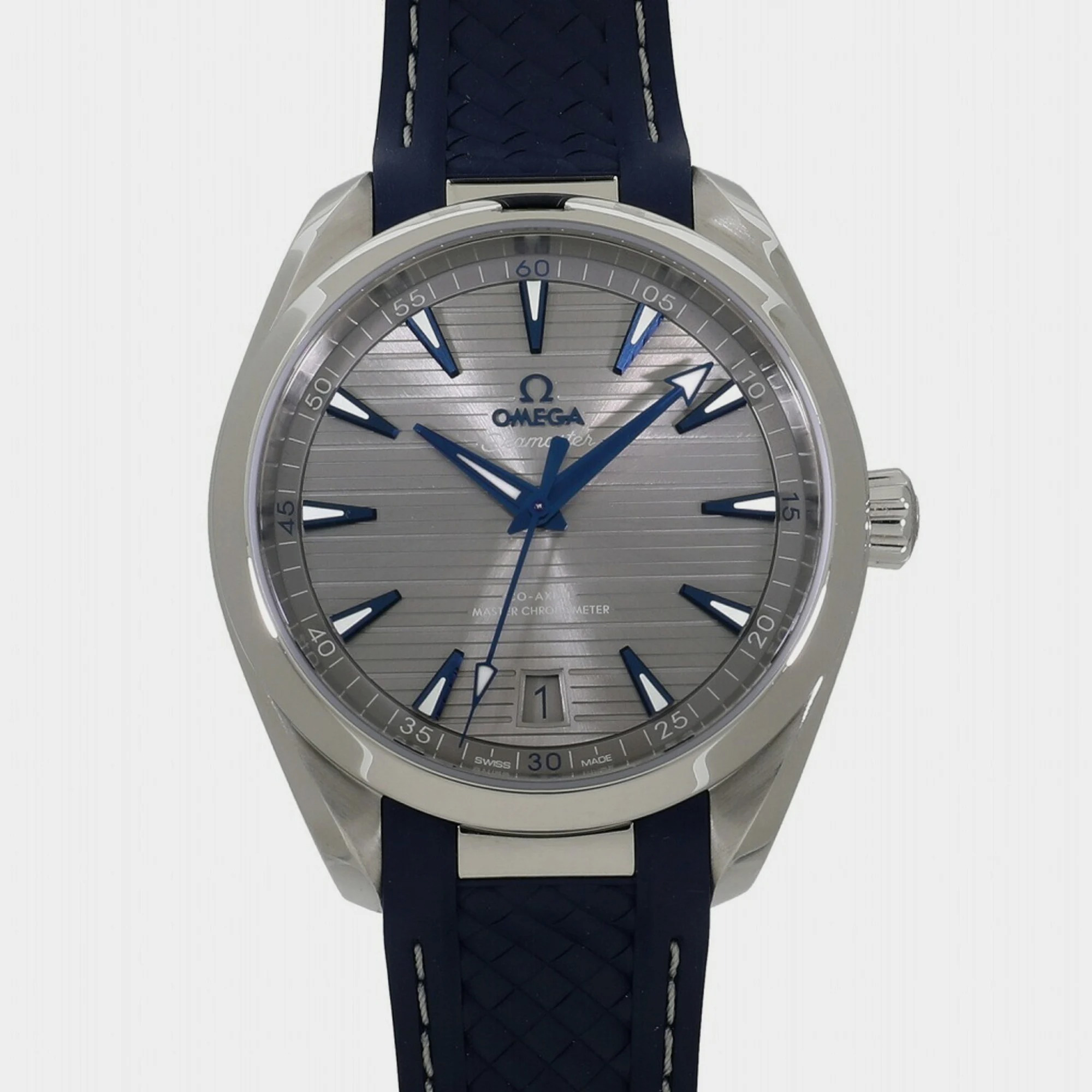

Omega Grey Stainless Steel Seamaster Aqua Terra 220.12.41.21.06.001 Automatic Men's Wristwatch 41 mm