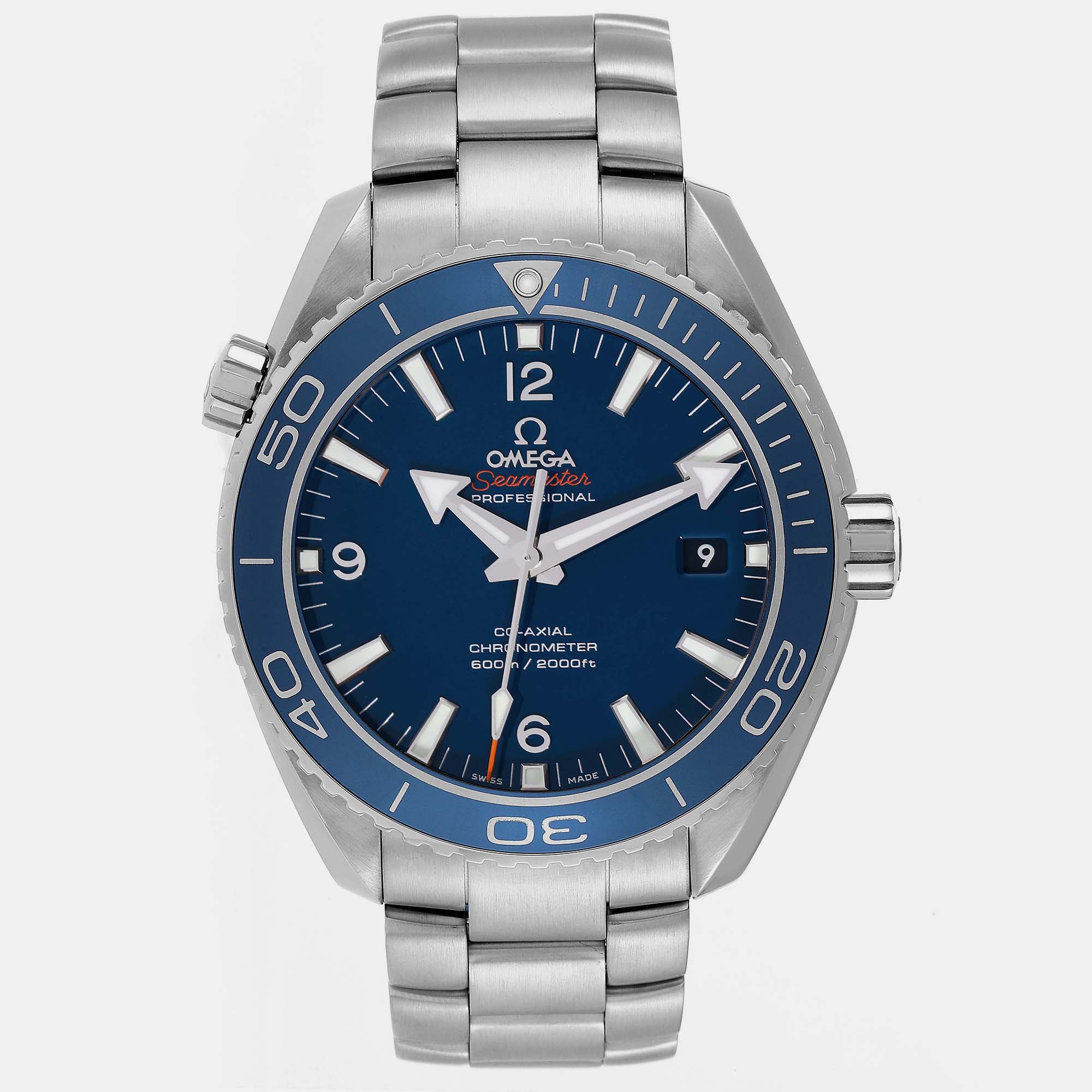 

Omega Blue Titanium Seamaster 232.90.46.21.03.001 Automatic Men's Wristwatch 45.5 mm