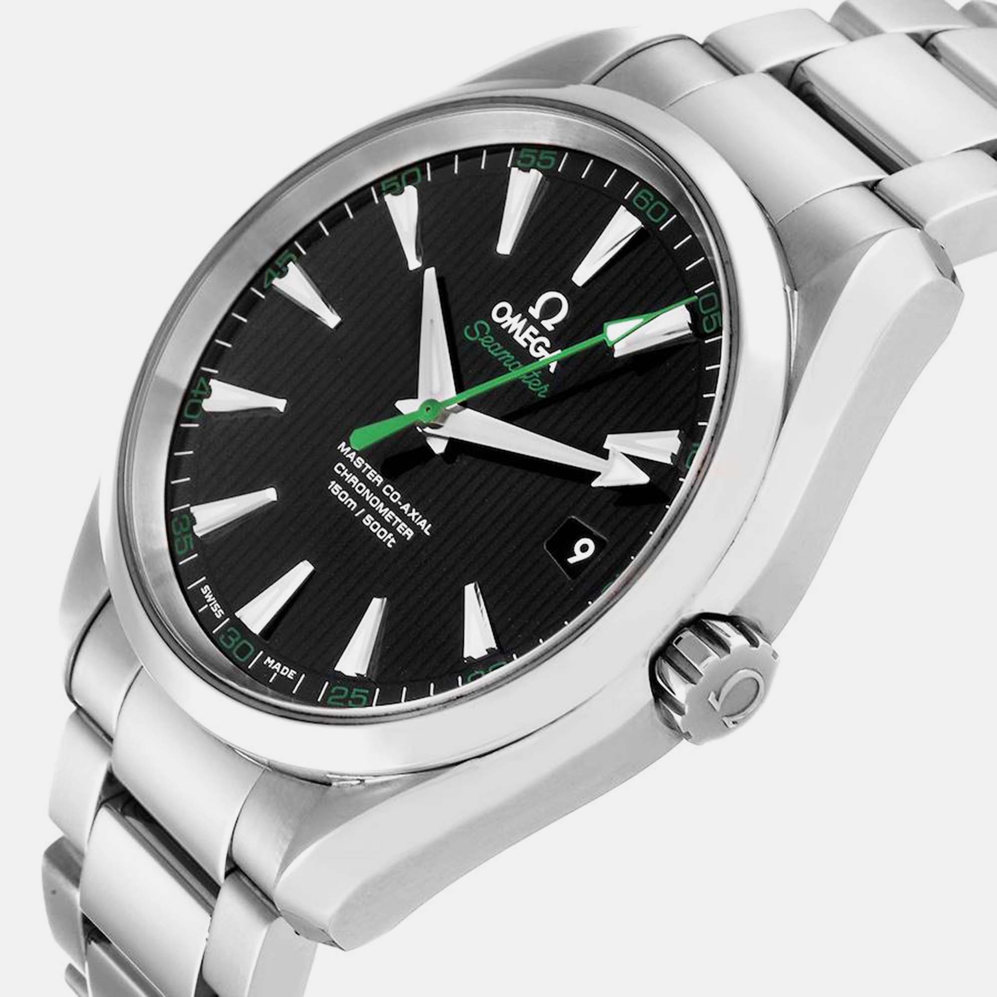 

Omega Black Stainless Steel Seamaster Aqua Terra 231.10.42.21.01.004 Automatic Men's Wristwatch 41.5 mm