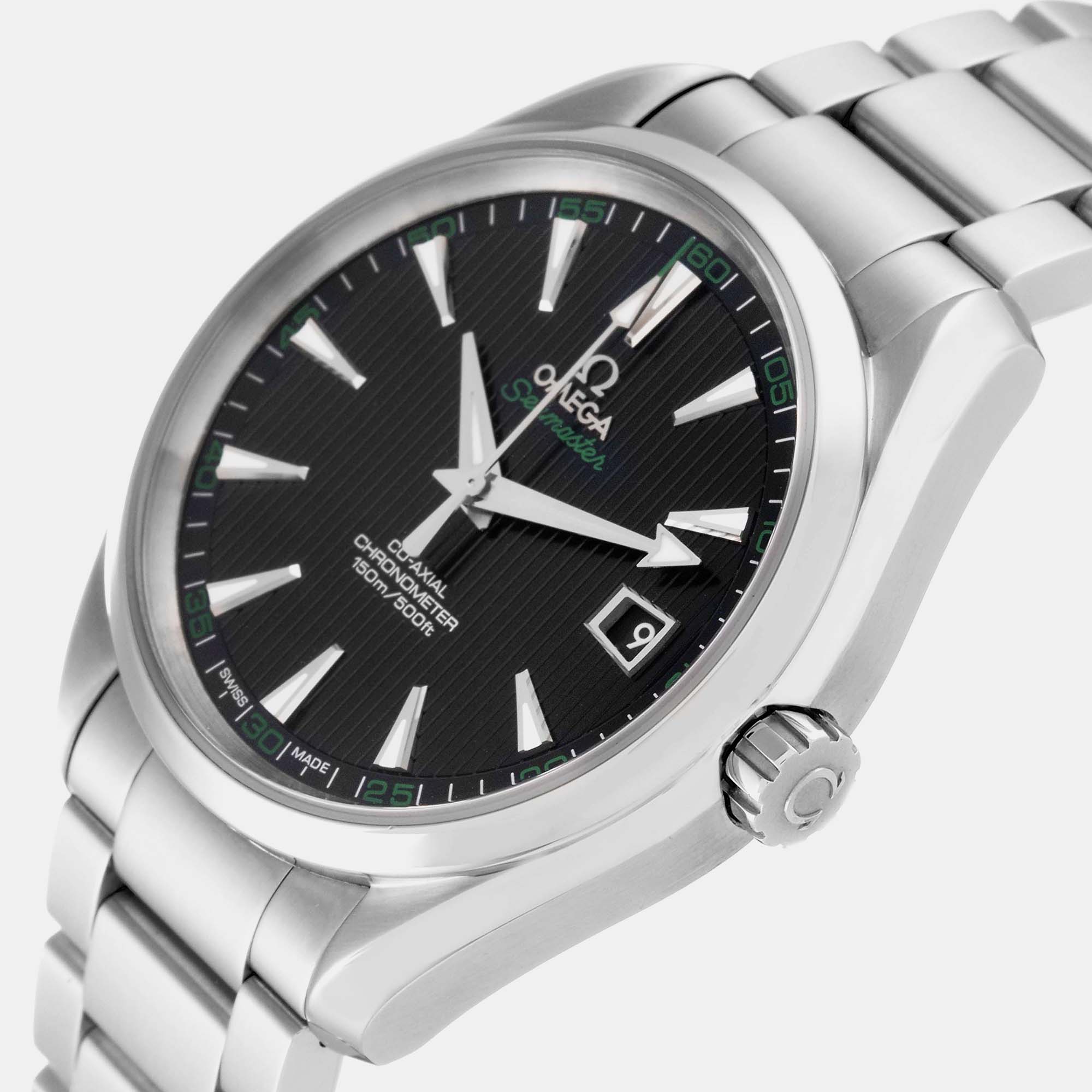 

Omega Black Stainless Steel Seamaster Aqua Terra 231.10.42.21.01.001 Automatic Men's Wristwatch 41.5 mm