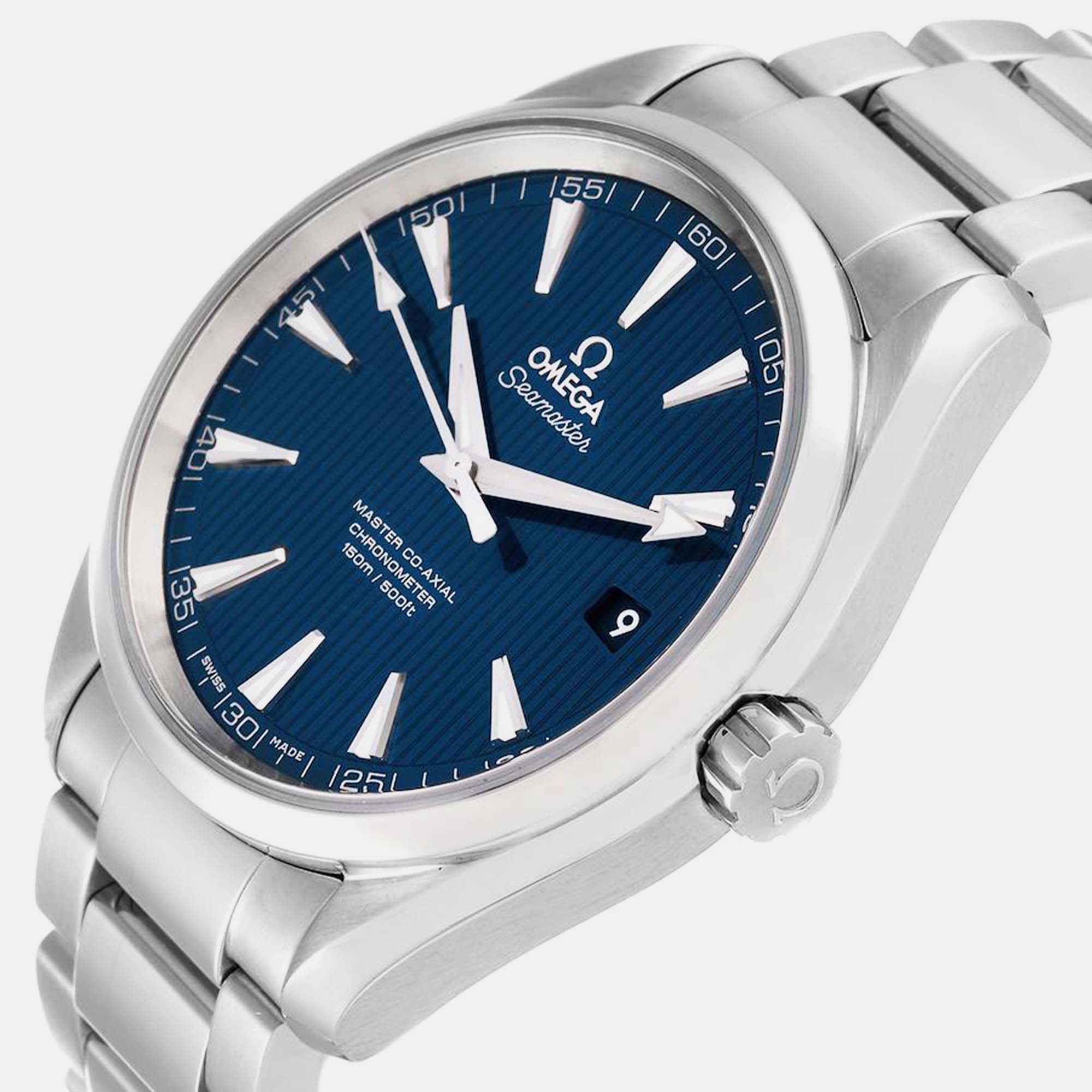 

Omega Blue Stainless Steel Seamaster Aqua Terra 231.10.42.21.03.003 Automatic Men's Wristwatch 41.5 mm