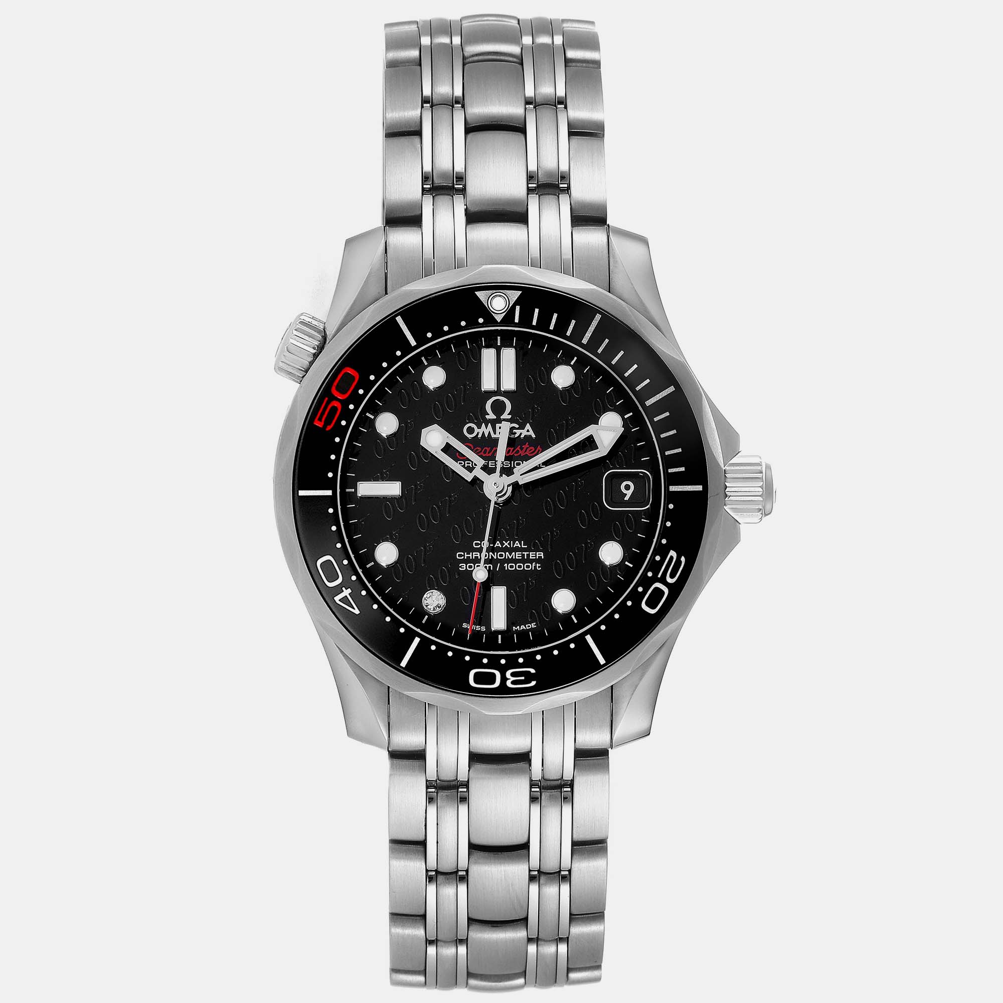 

Omega Black Ceramic Seamaster 212.30.36.20.51.001 Automatic Men's Wristwatch 36 mm