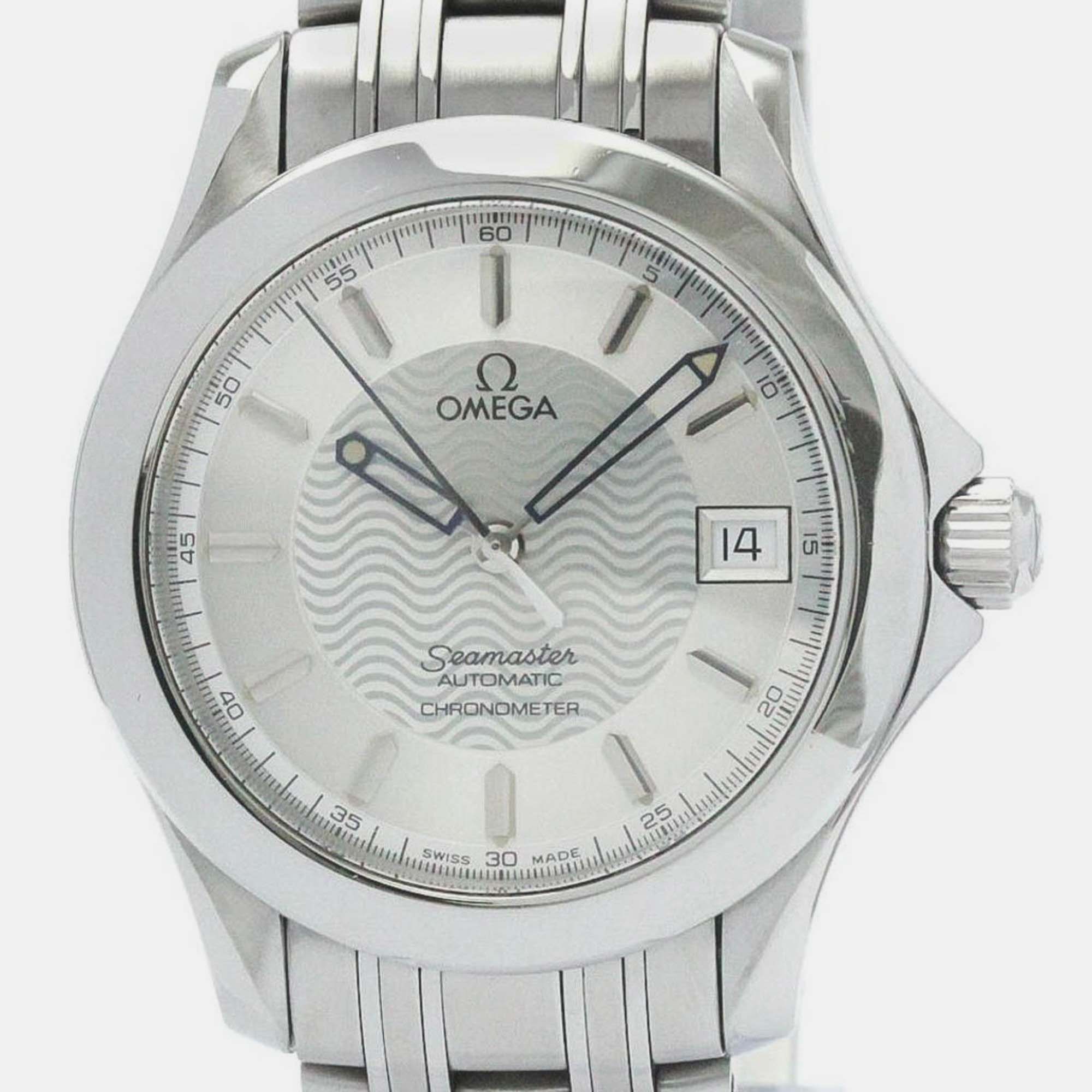 

Omega Silver Stainless Steel Seamaster 2501.31 Automatic Men's Wristwatch 36 mm