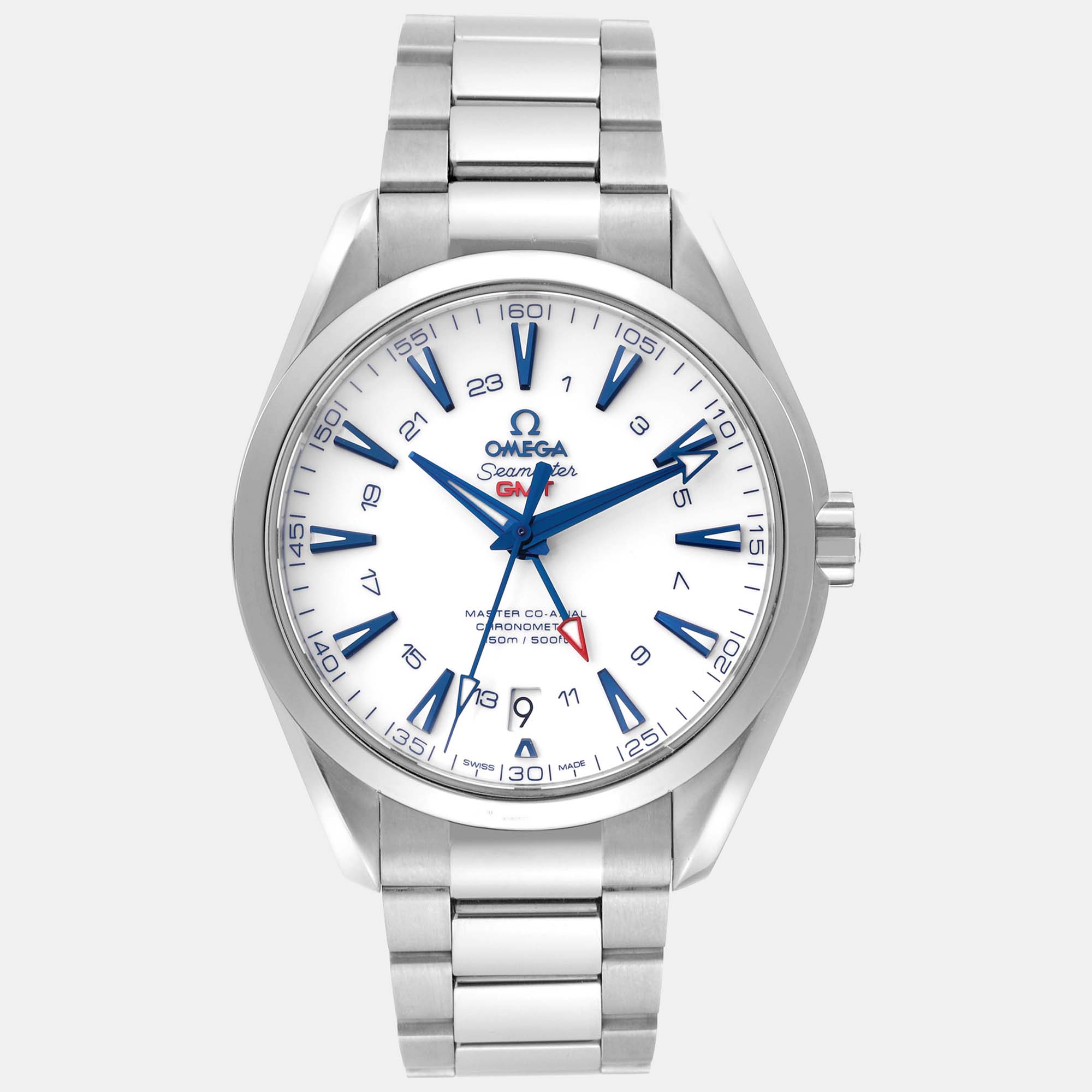 

Omega White Titanium Seamaster Aqua Terra Automatic Men's Wristwatch 43 mm