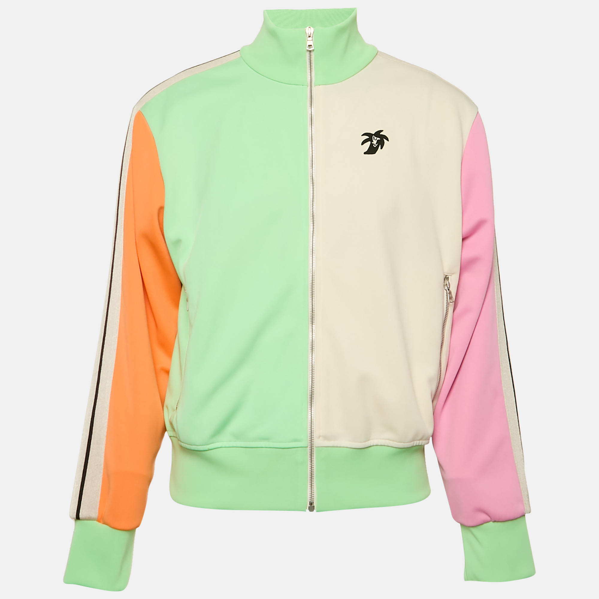 

Palm Angels Colourblocked Hunter Jersey Track Jacket S, Multicolor