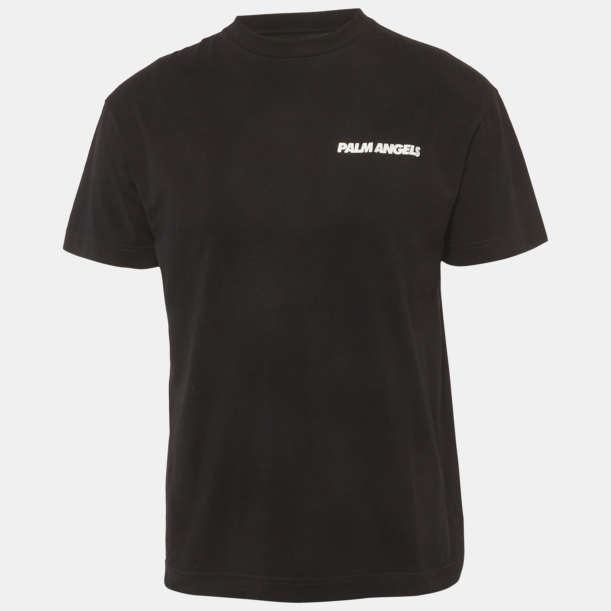 

Palm Angels Black Back Printed Cotton T-Shirt M