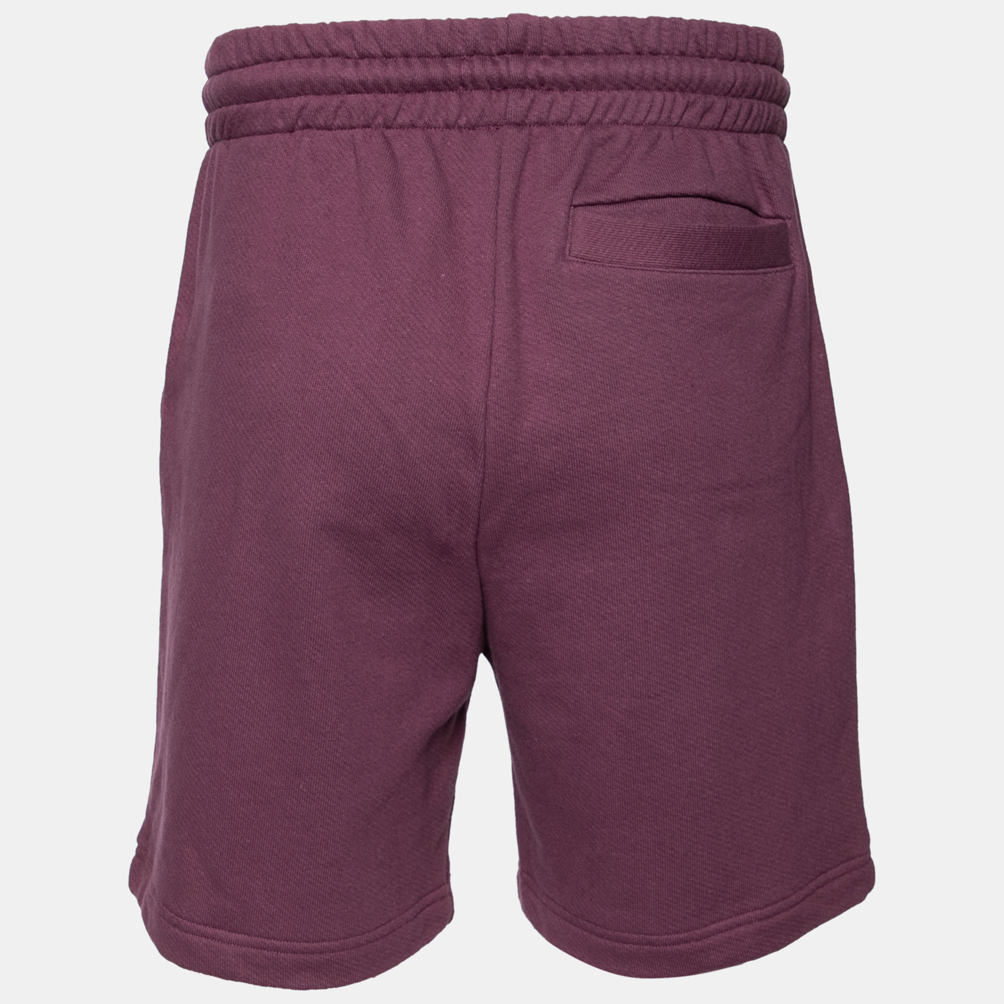 

Palm Angels Purple Cotton Kill The Bear Embroidered Shorts