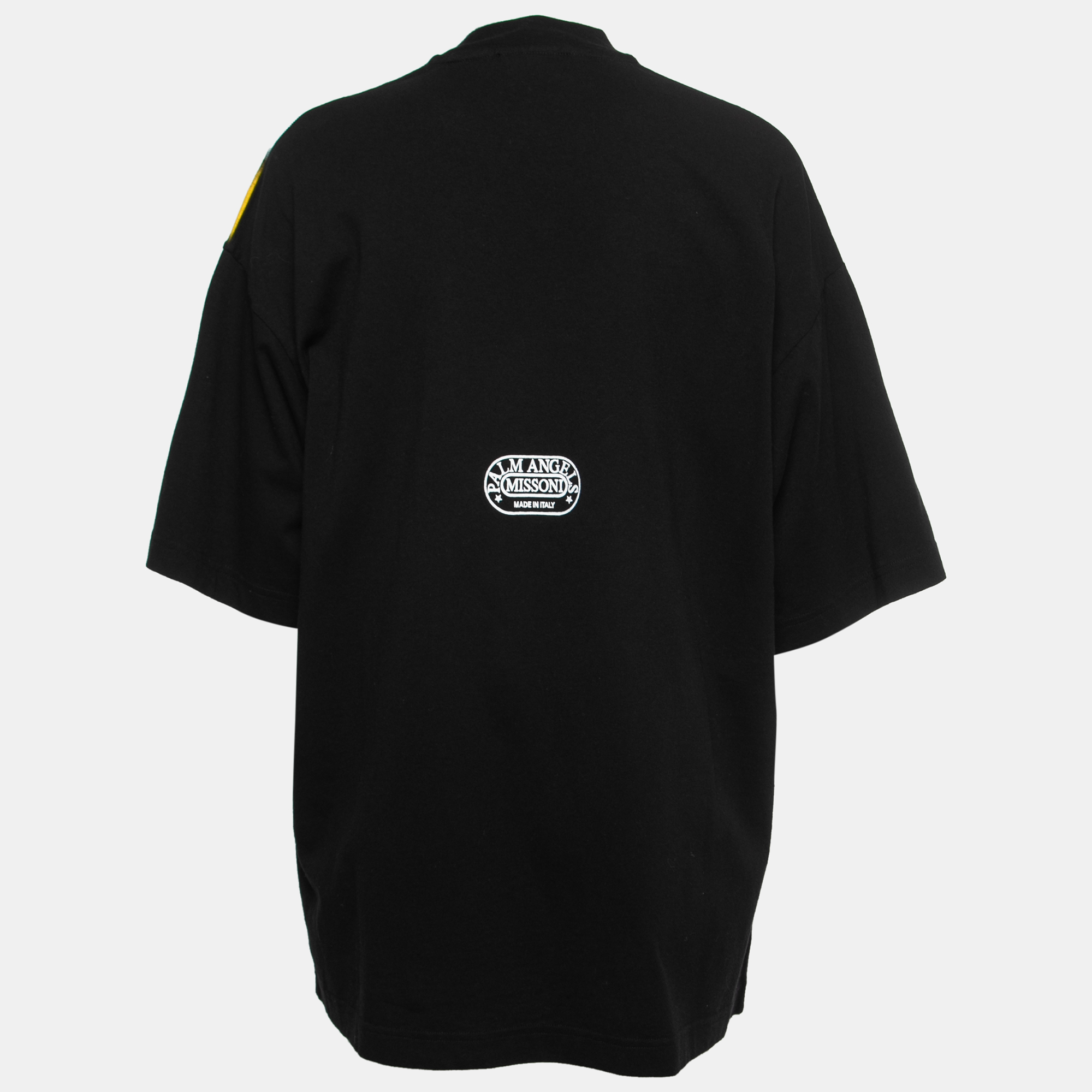 

Palm Angels x Missoni Sport Logo Printed Cotton T-Shirt, Black