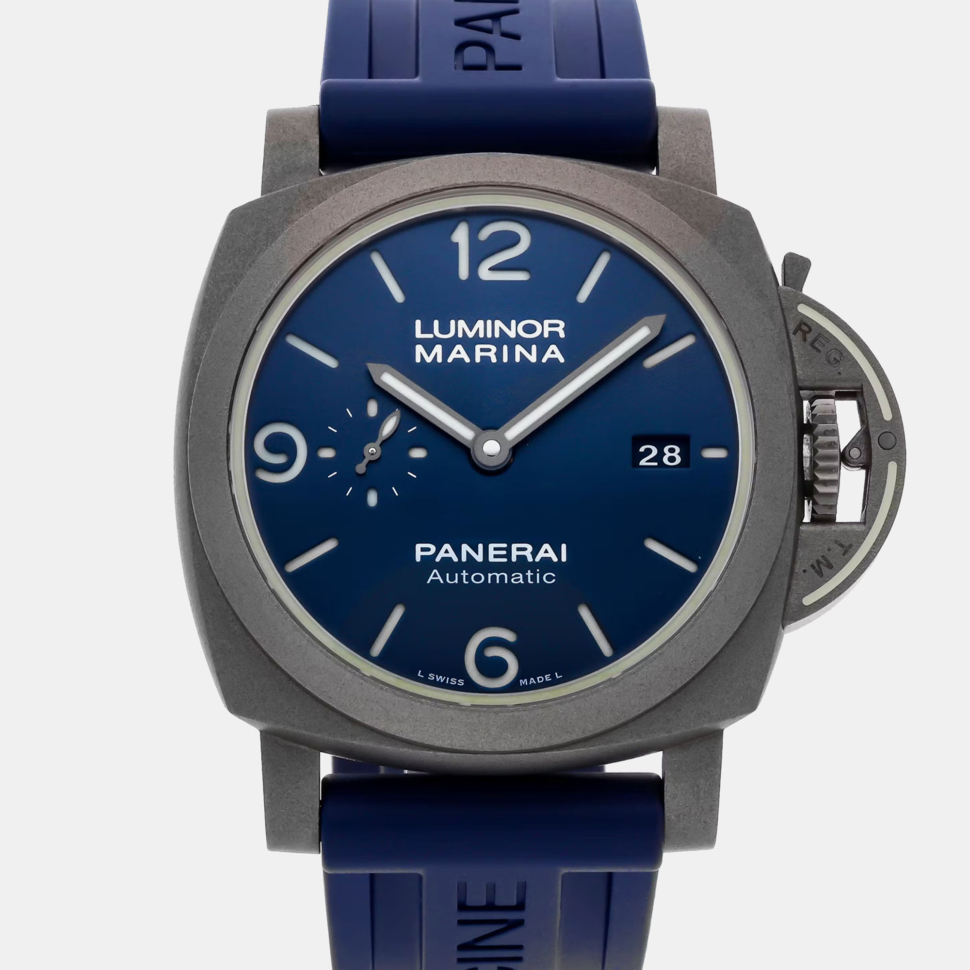 

Panerai Grey Stainless Steel Luminor Submersible PAM00959 Automatic Men's Wristwatch 42 mm