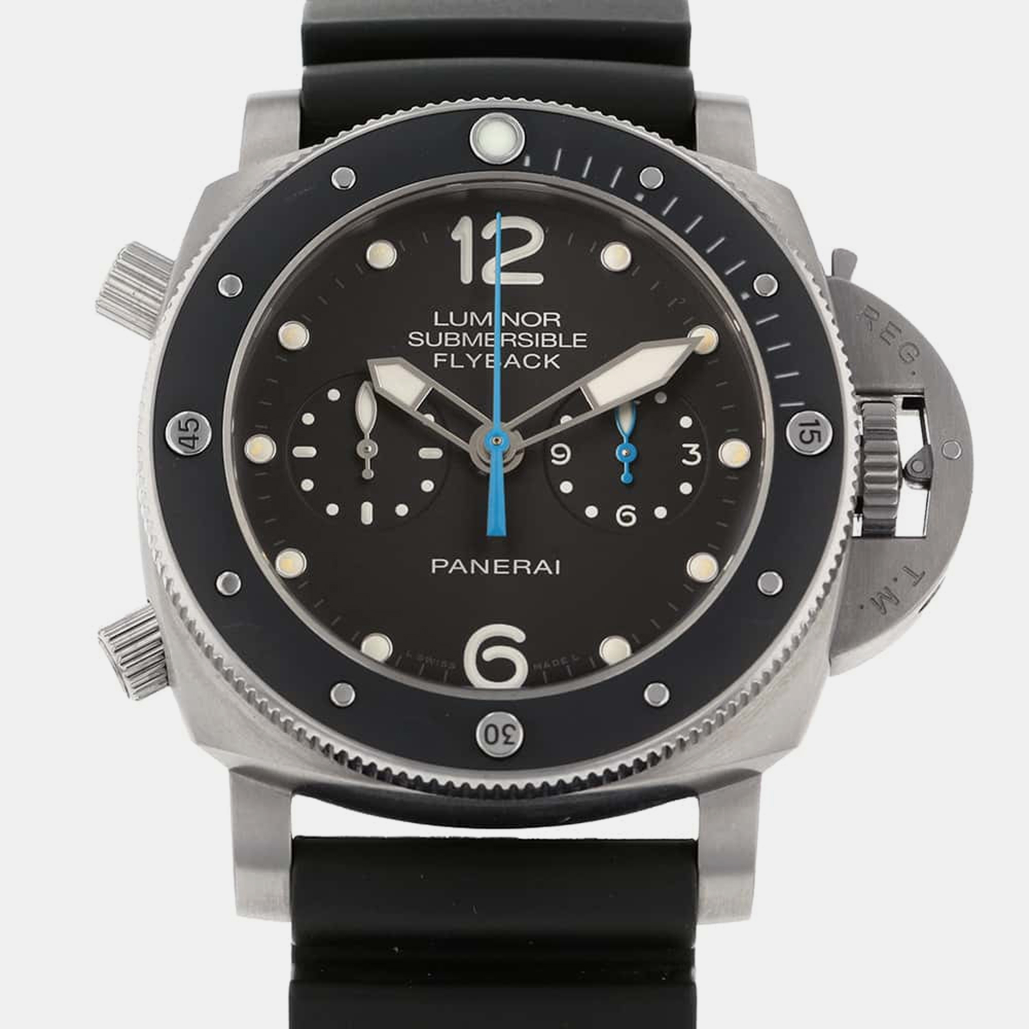 

Panerai Black Titanium Submersible PAM00615 Automatic Men's Wristwatch 47 mm