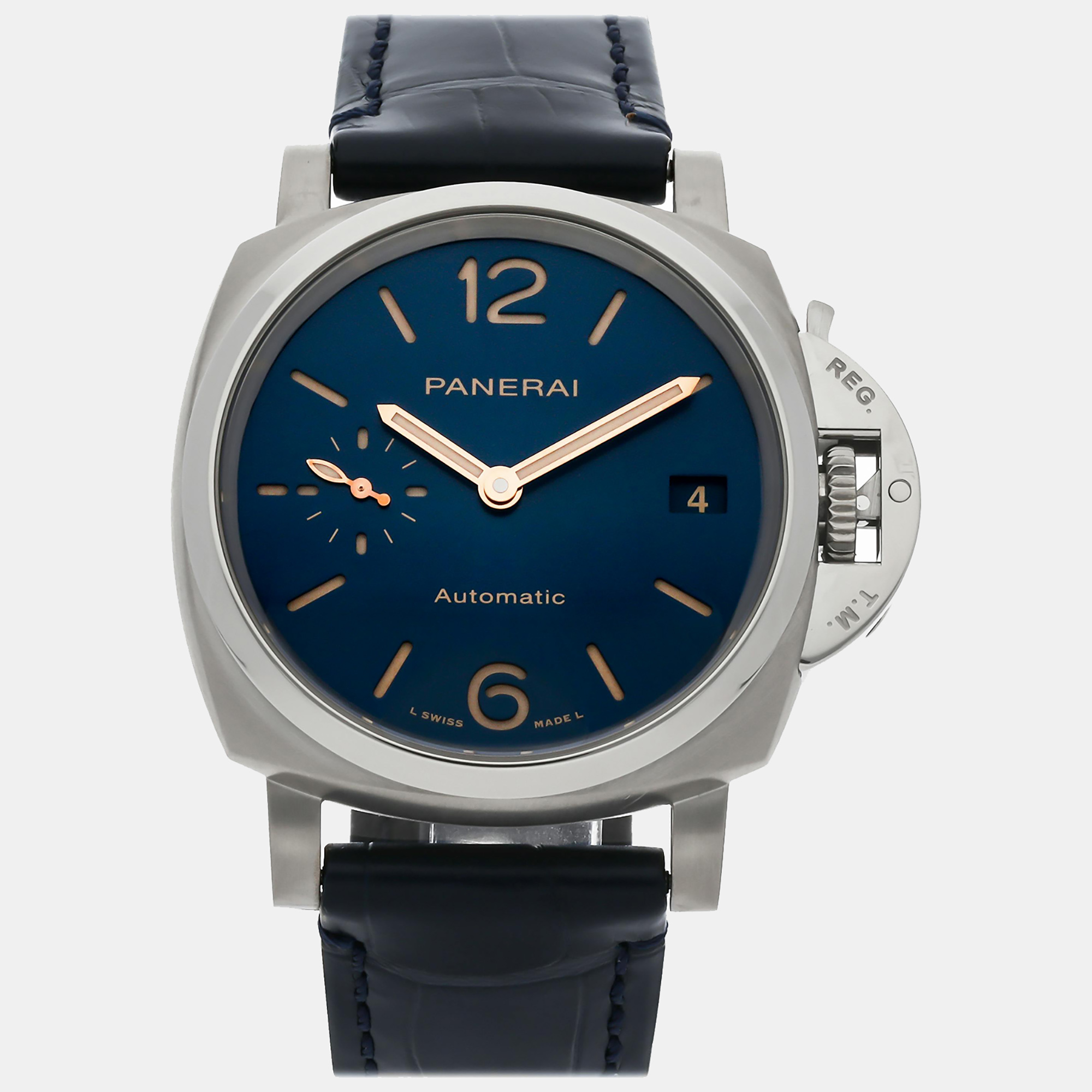 

Pre-Owned Panerai Luminor Due 38 mm, Blue