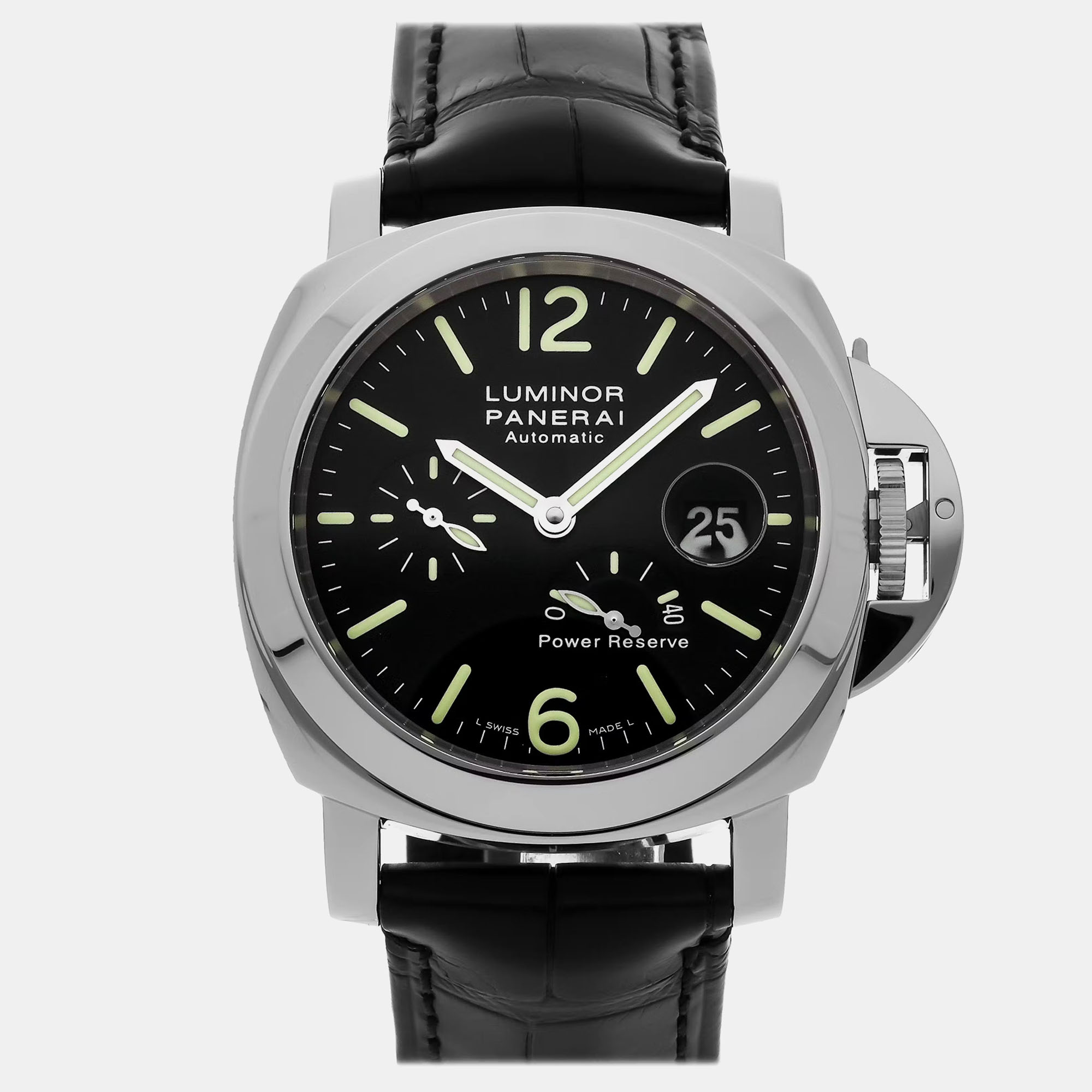 

Pre-Owned Panerai Luminor Power Reserve PAM 90 44 mm, Black