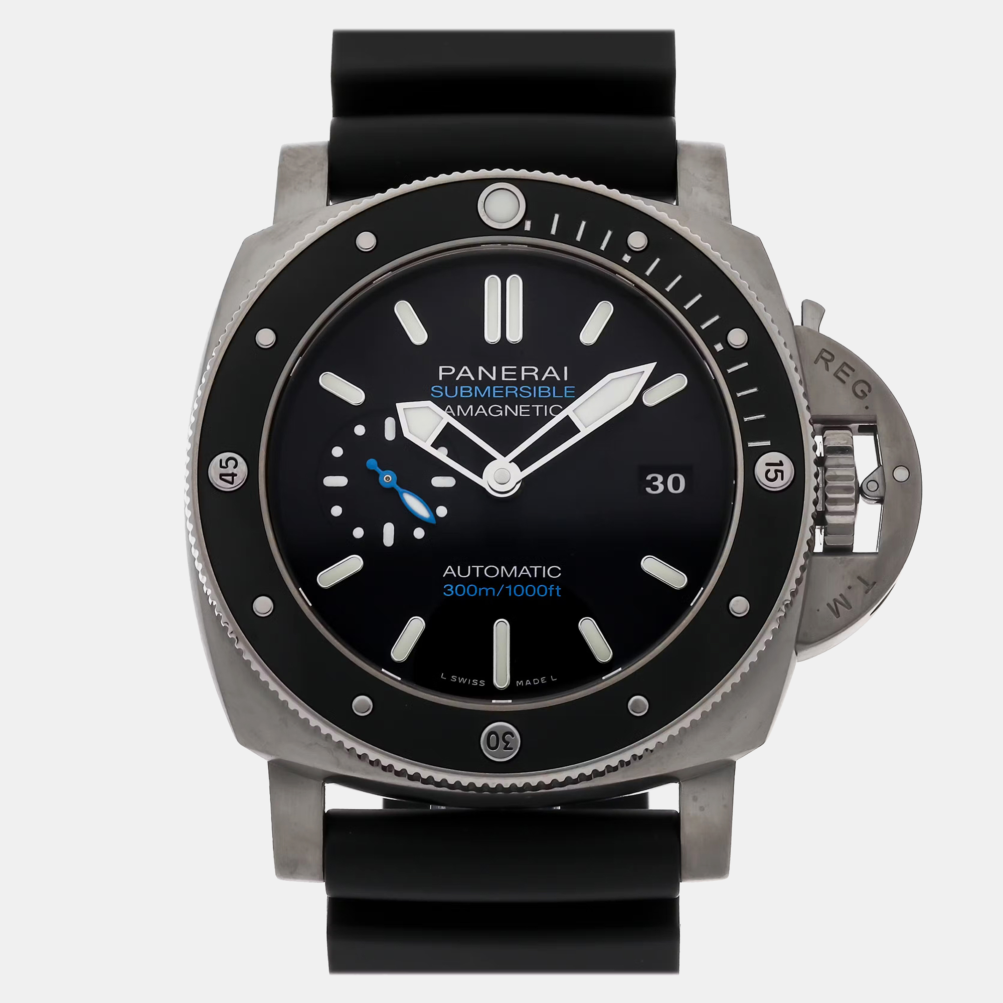 

Pre-Owned Panerai Luminor Submersible 1950 Amagnetic 3 Days PAM 47 mm, Black