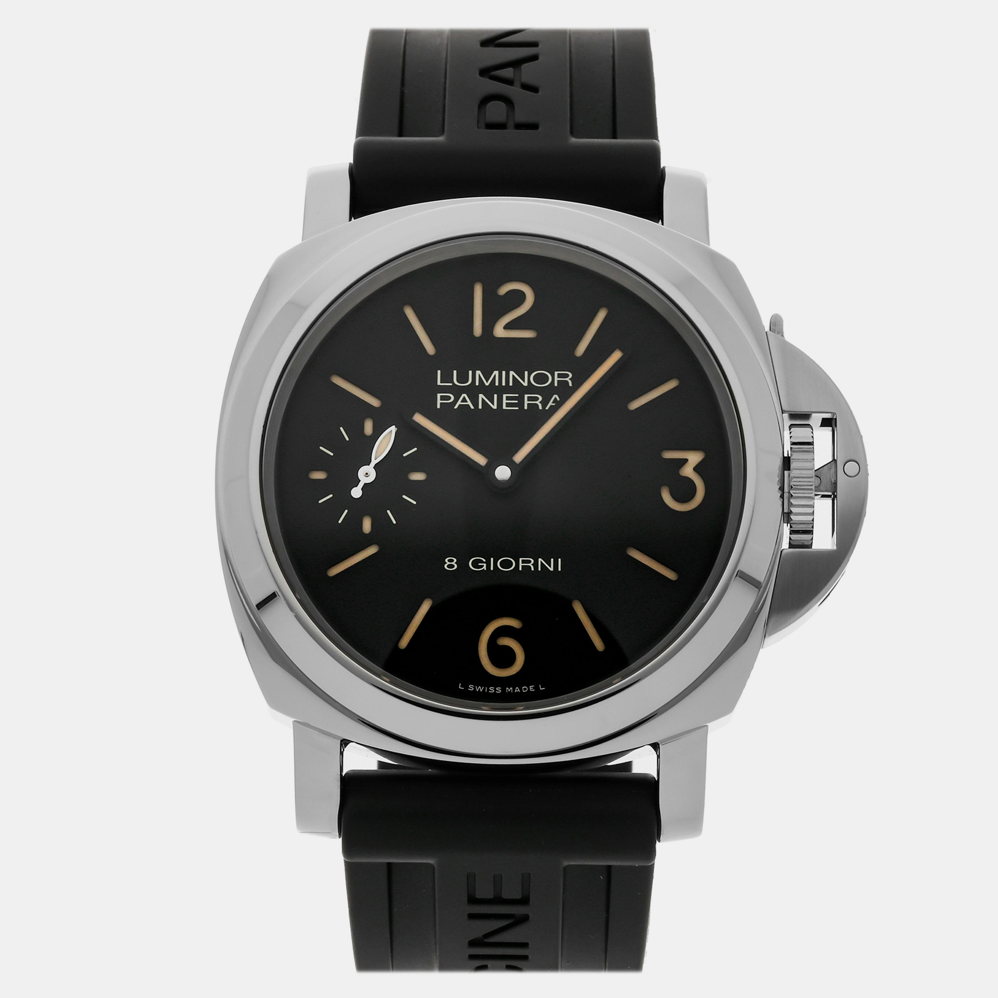 

Pre-Owned Panerai Luminor 8 Giorni PAM 44 mm, Black