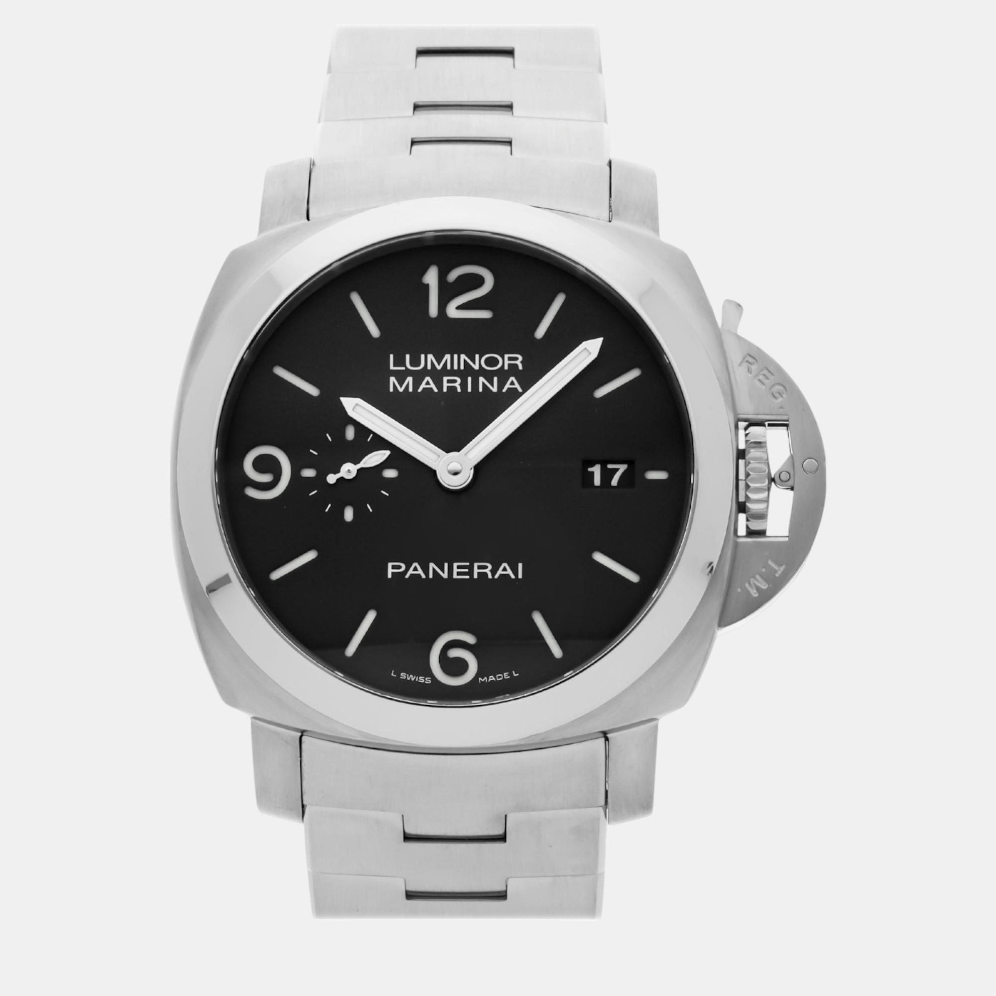 

Pre-Owned Panerai Luminor Marina 1950 3 Days PAM 328, Black