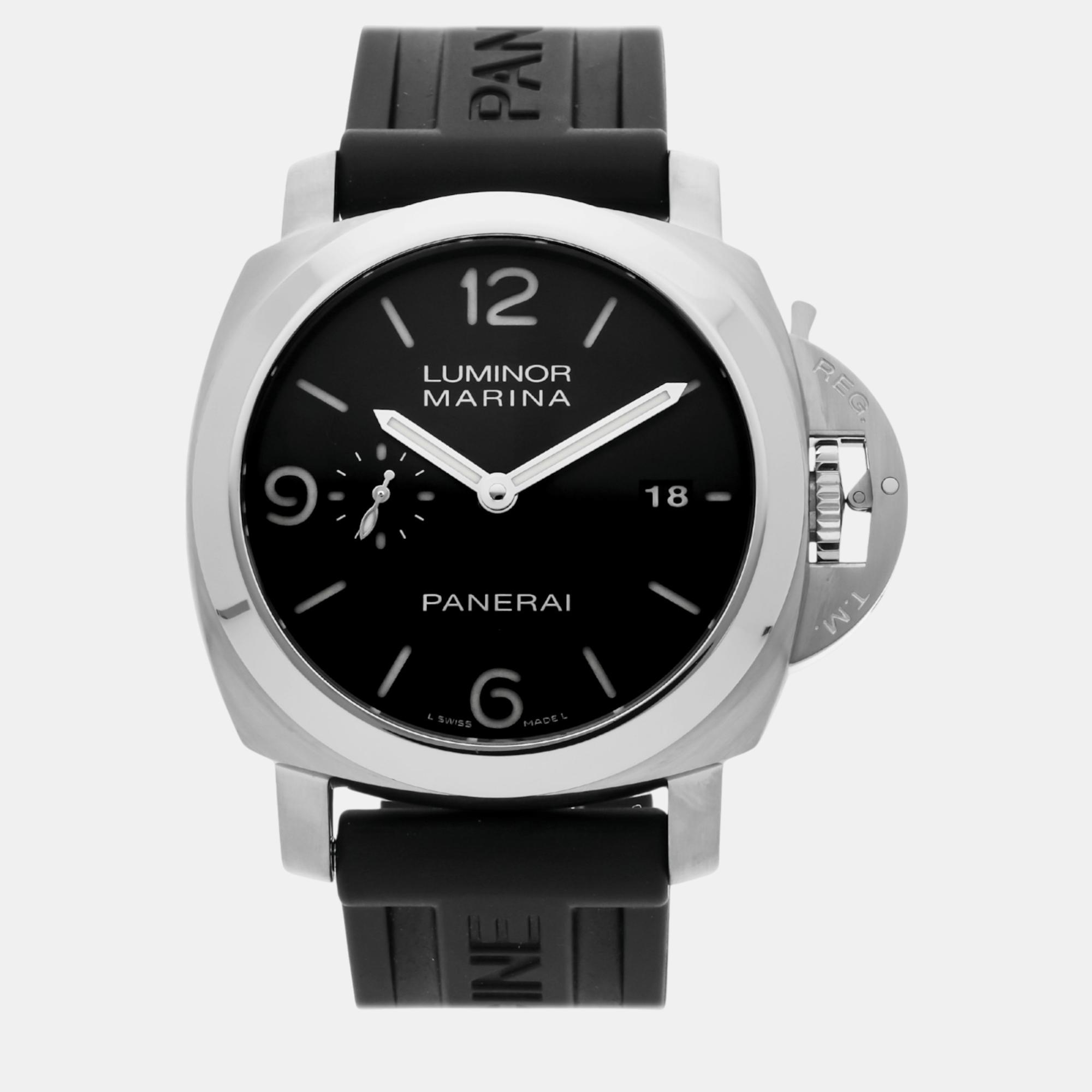 

Pre-Owned Panerai Luminor Marina 1950 3 Days PAM 312, Black