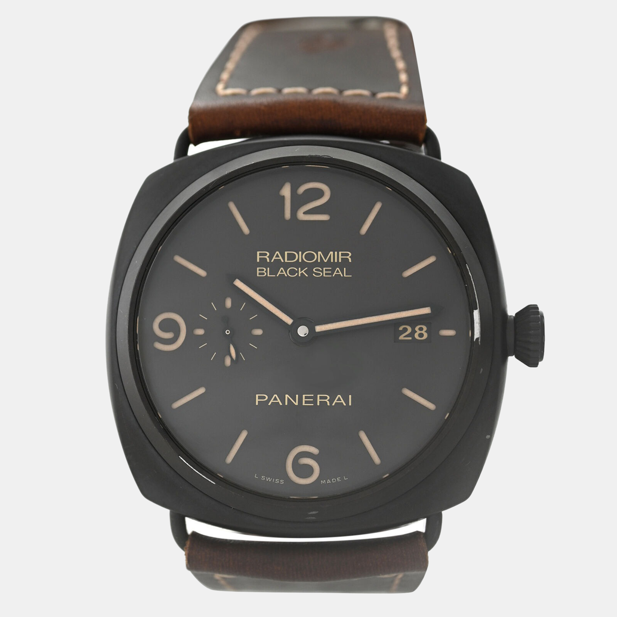 

Panerai Black Ceramic Radiomir Black Seal PAM00505 Men's Wristwatch 45 mm