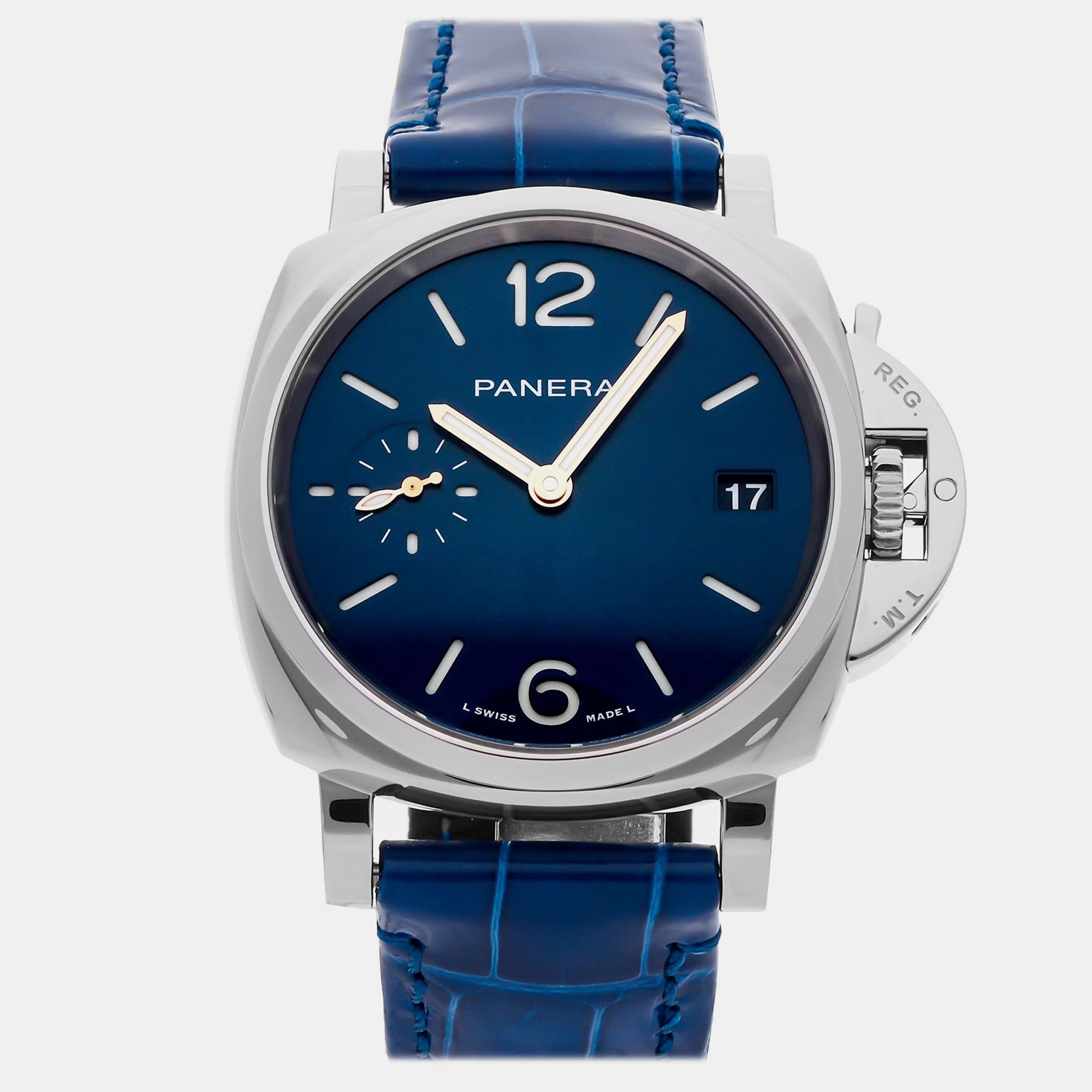

Pre-Owned Panerai Luminor Due PAM 1273 38 mm, Blue