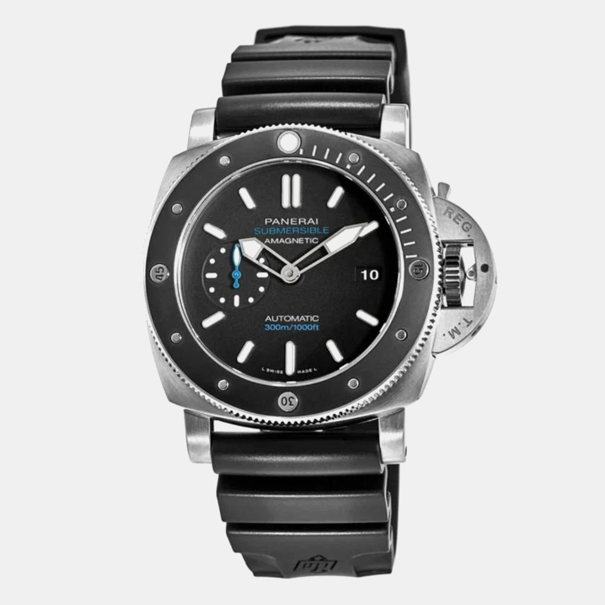 

Panerai Black Titanium Luminor Submersible 1950 3 Days PAM01389 Automatic Men's Wristwatch