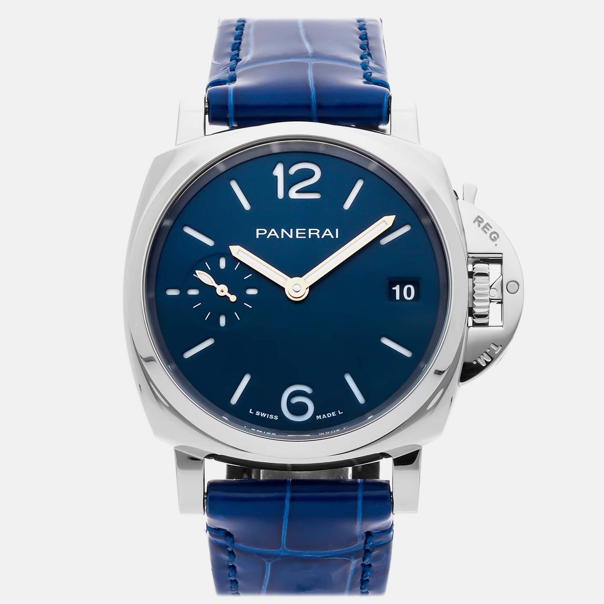 

Panerai Luminor Due PAM1273 Automatic Stainless Steel Blue Dial Men's Wristwatch