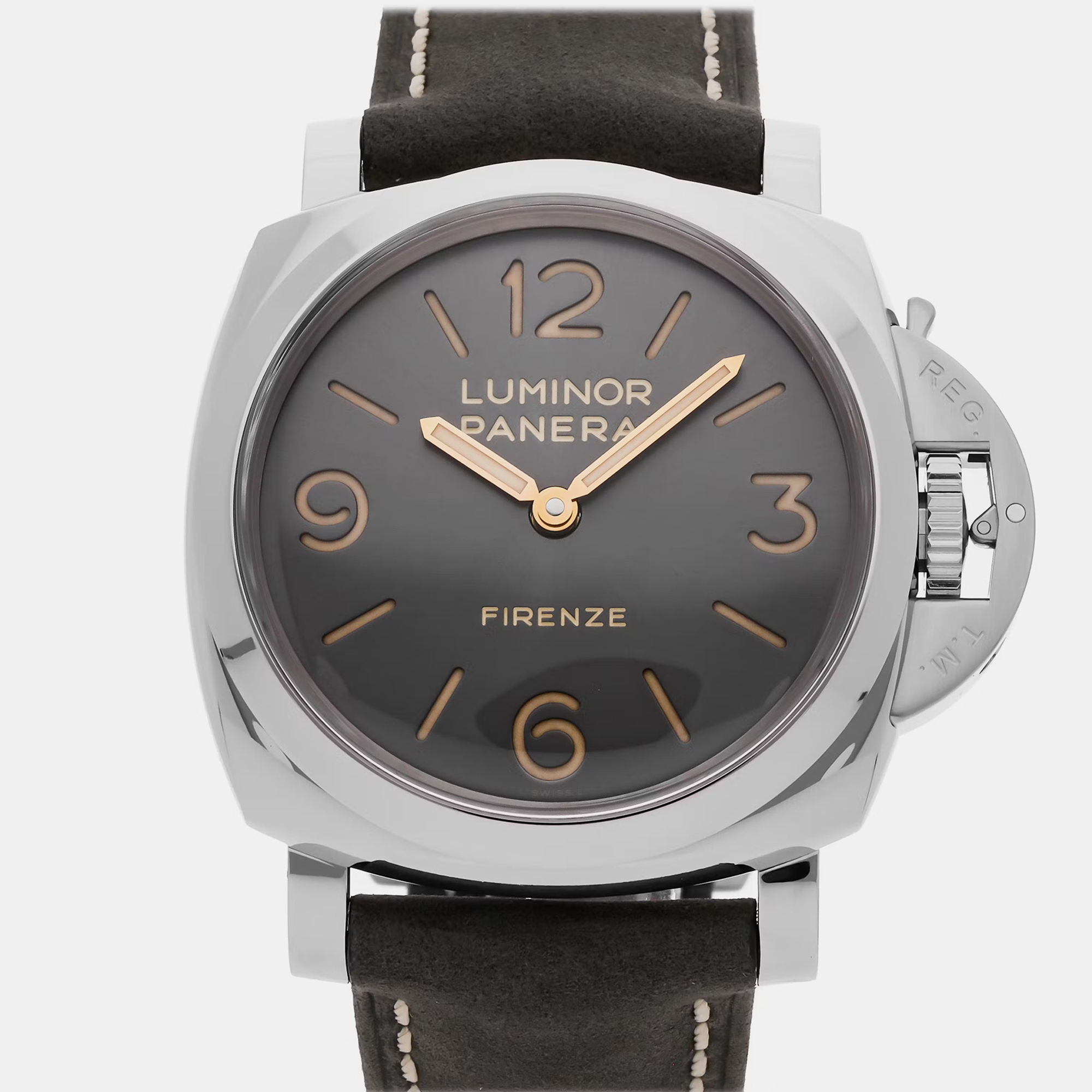 

Pre-Owned Panerai Luminor 1950 3 Days "Firenze Boutique Edition" PAM 605, Grey