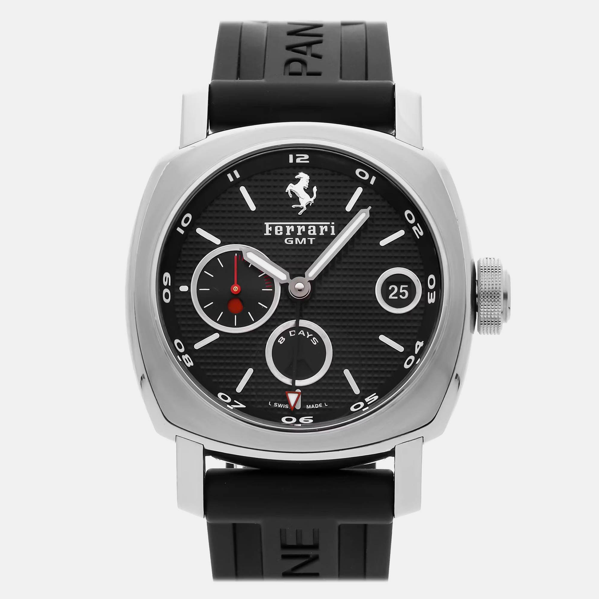 

Pre-Owned Panerai Ferrari Granturismo 8 Days GMT FER00012, Black