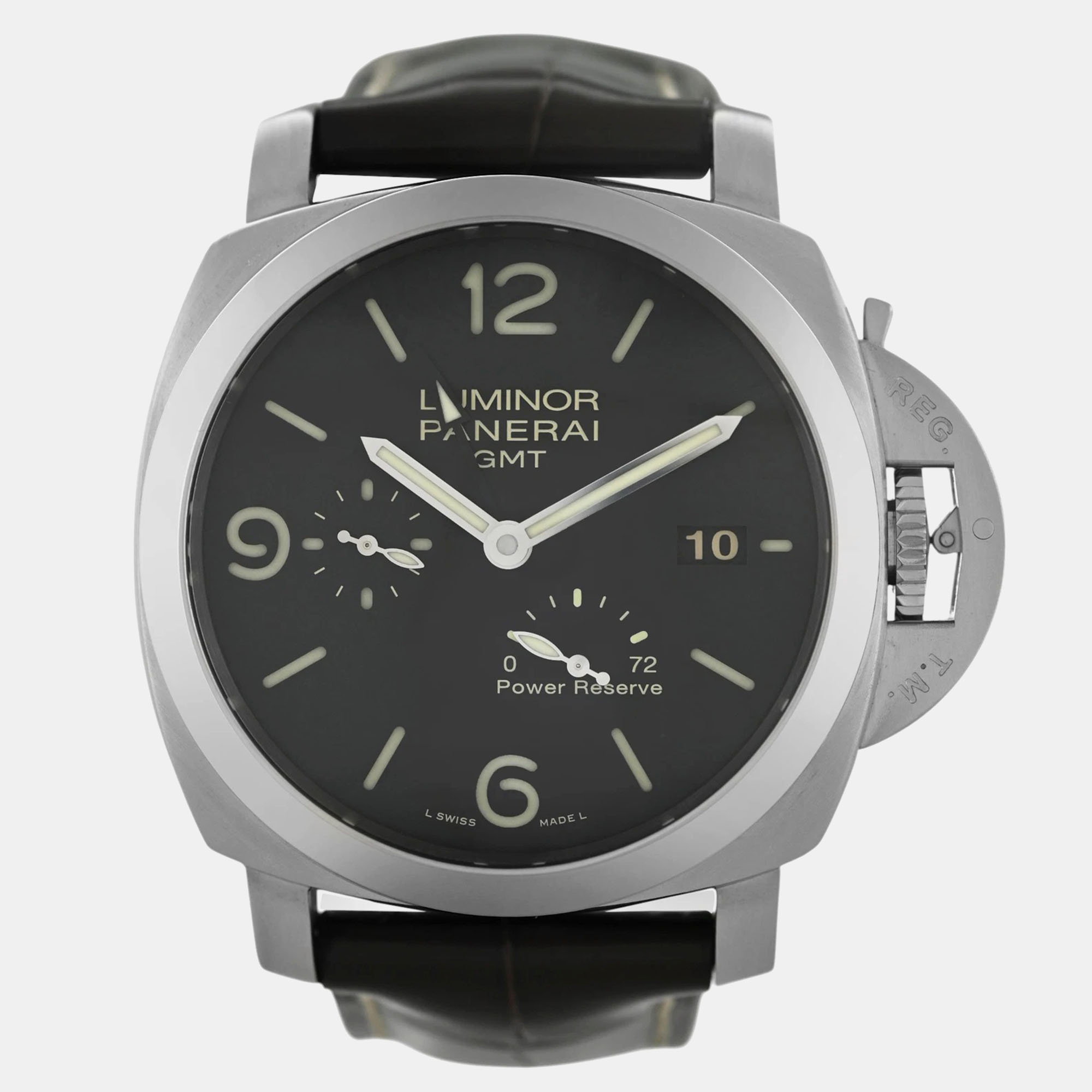 

Panerai Luminor PAM00347 Automatic Black Stainless Steel Men's Wristwatch 45 mm