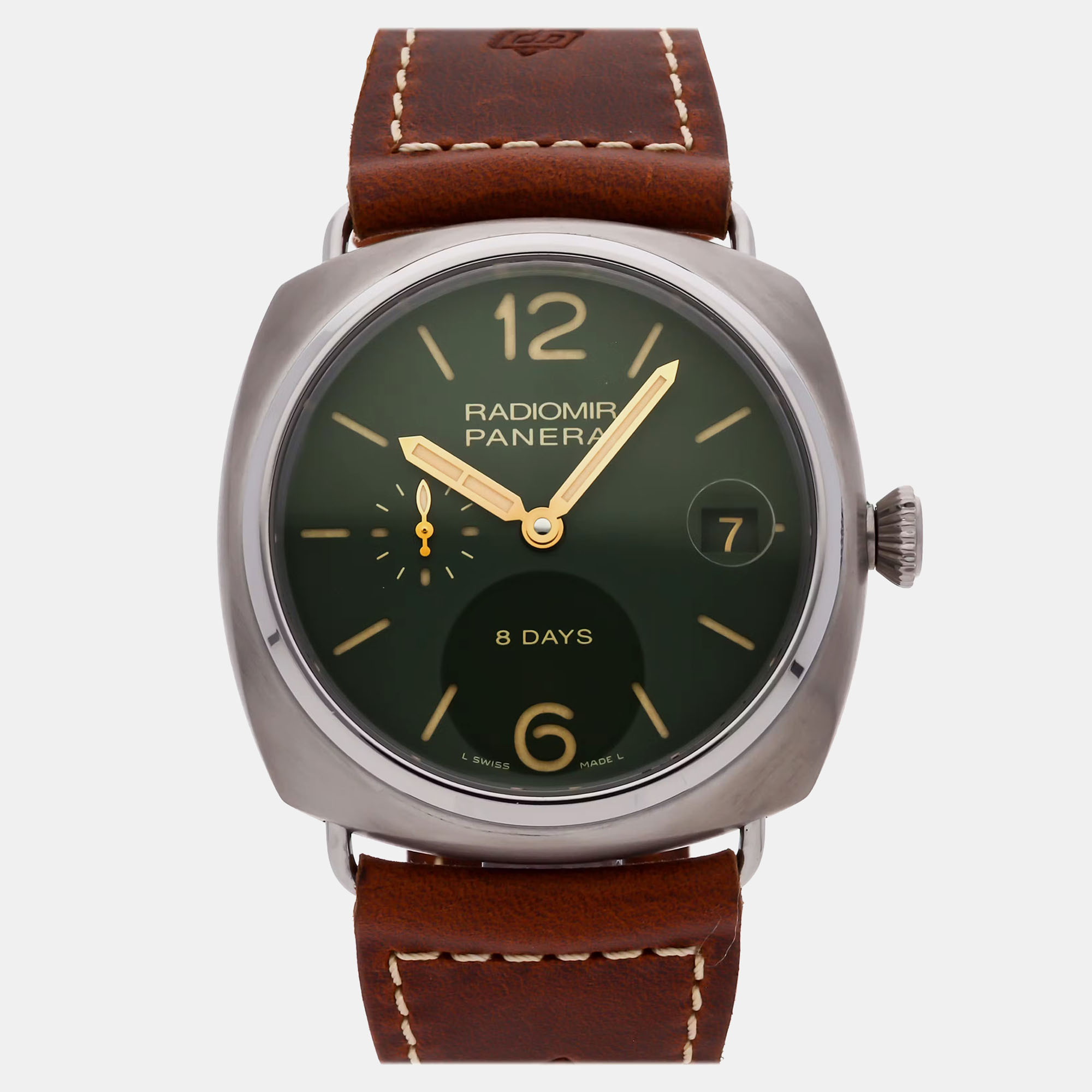

Pre-Owned Panerai Radiomir 8 Days PAM 735, Green
