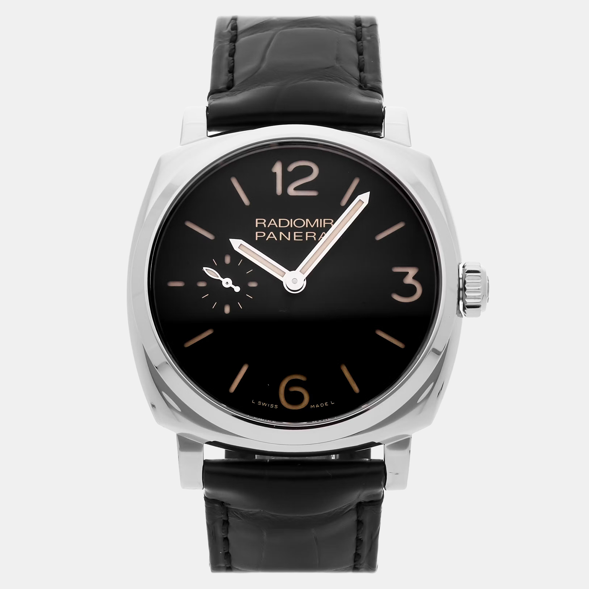 

Pre-Owned Panerai Luminor Marina 1950 3 Days PAM 1312 Automatic Men's Watch 44 mm, Black