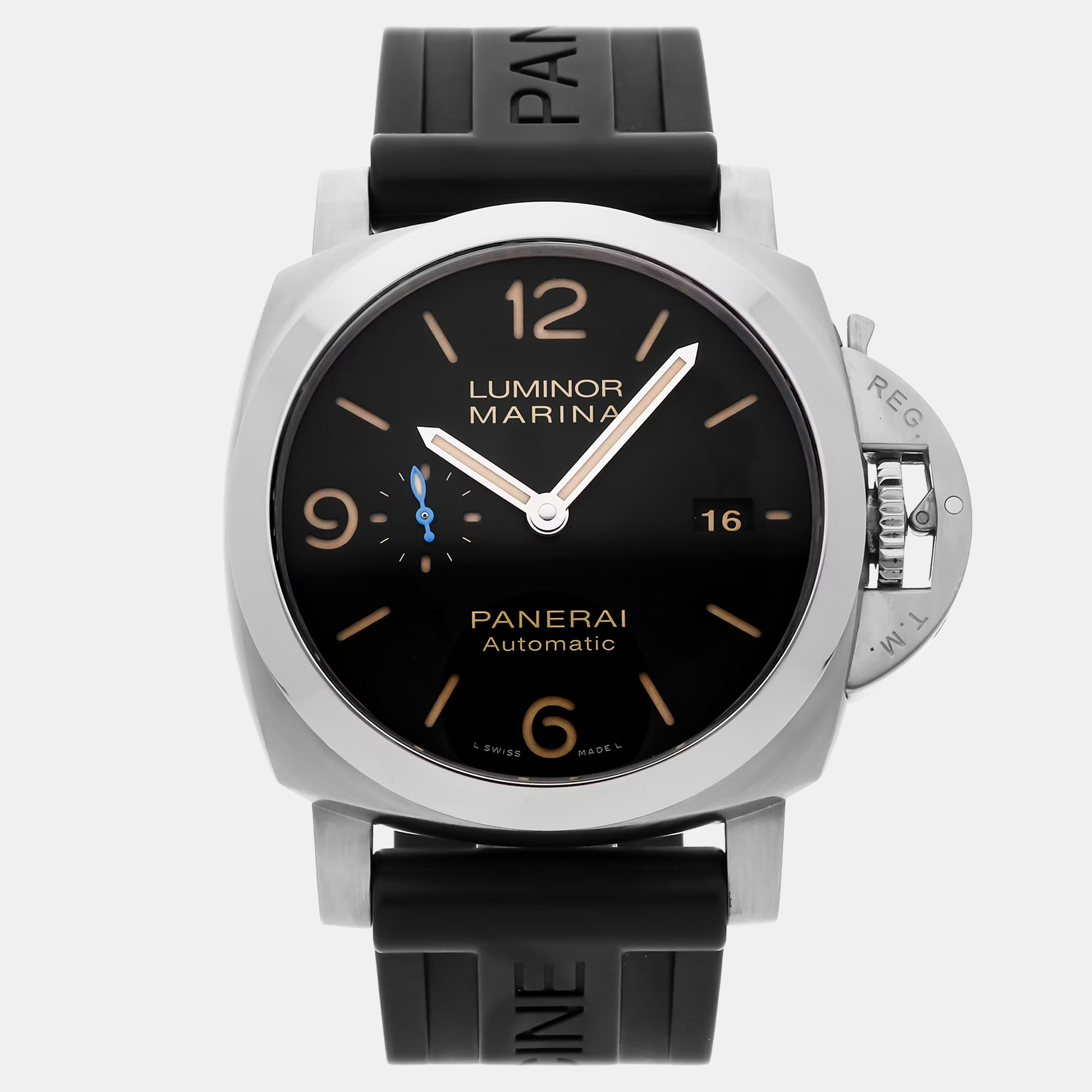 

Pre-Owned Panerai Luminor Marina PAM 1312 Automatic Men's Watch 44 mm, Black