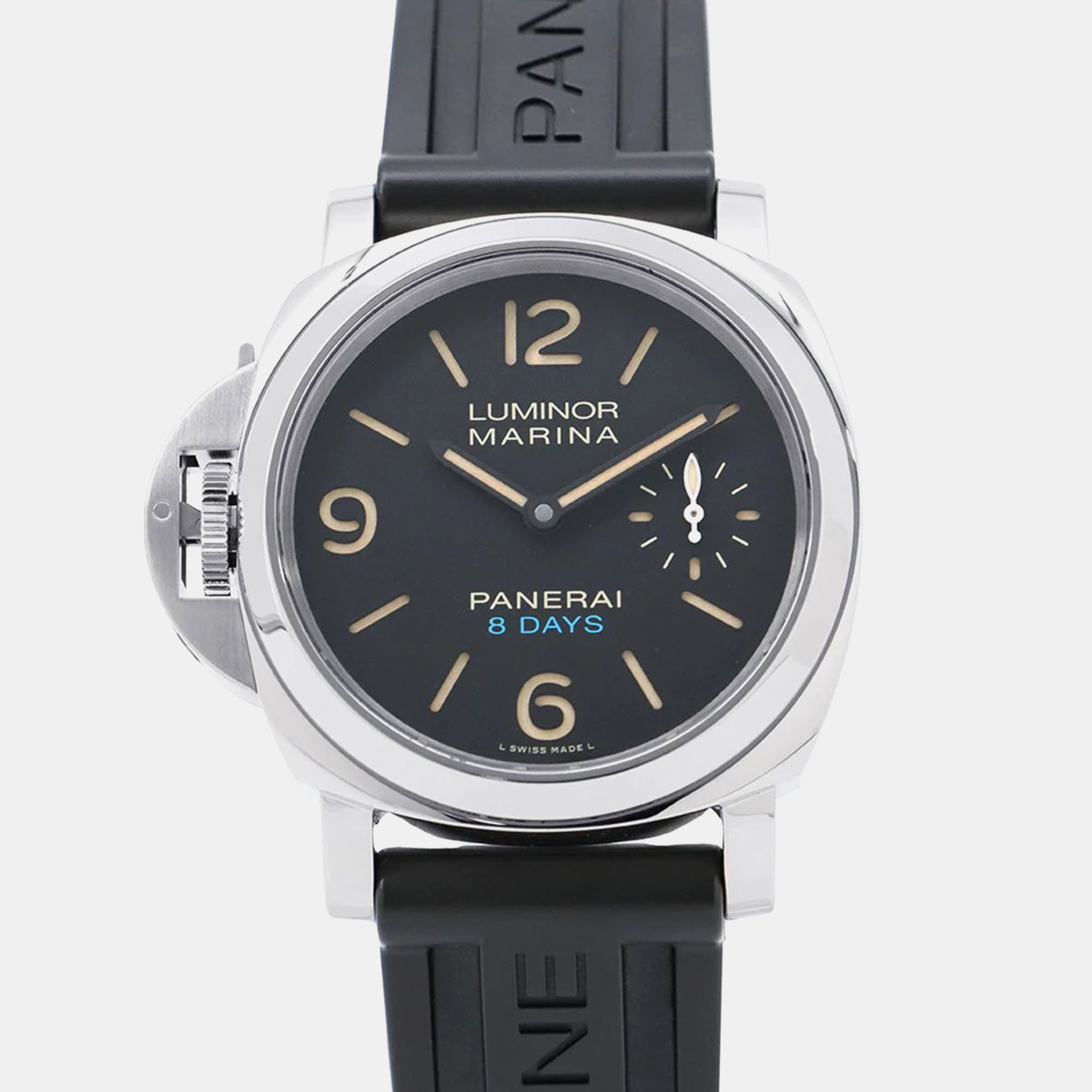 

Panerai Luminor PAM00796 Manual Winding Black Stainless Steel Men's Wristwatch 44 mm