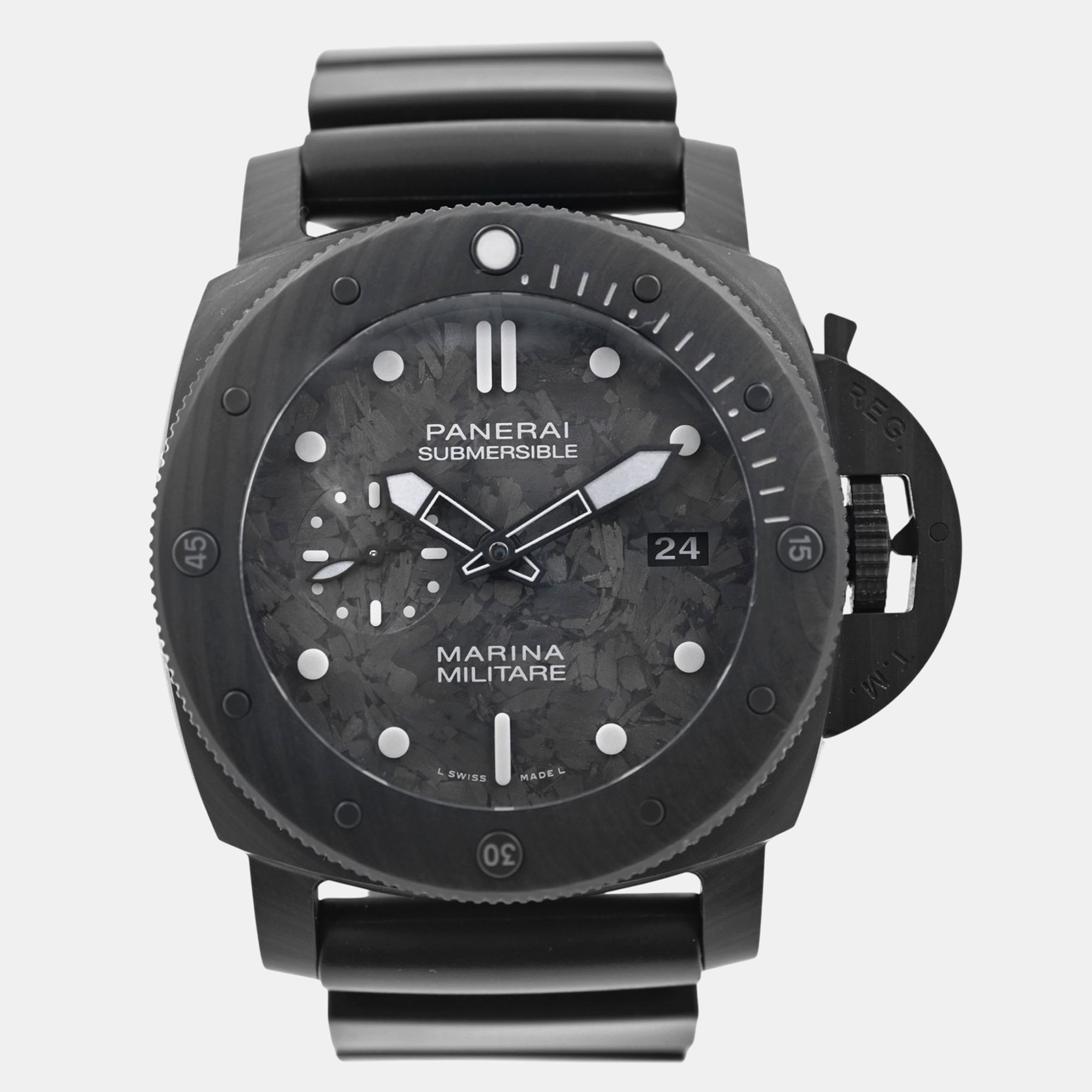 

Panerai Submersible PAM02979 Automatic Grey Carbotech Titanium Men's Wristwatch 47 mm